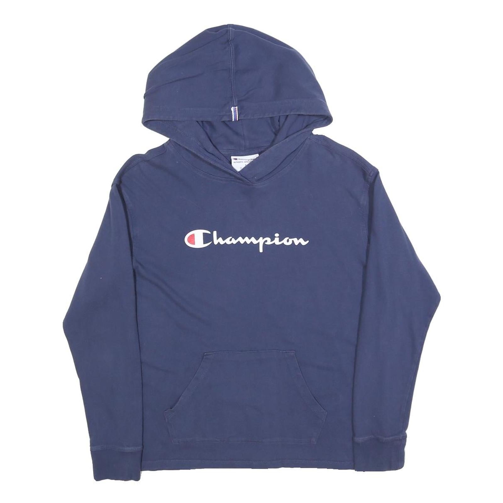 Buy CHAMPION Mens Blue Pullover Hoodie S Cotton Blend Casual Logo Sweatshirt Refurbished - $33.79 CHAMPION Mens Blue Pullover Hoodie S Cotton Blend Casual Logo Sweatshirt Refurbished - N/A refurbished available on Cerqular