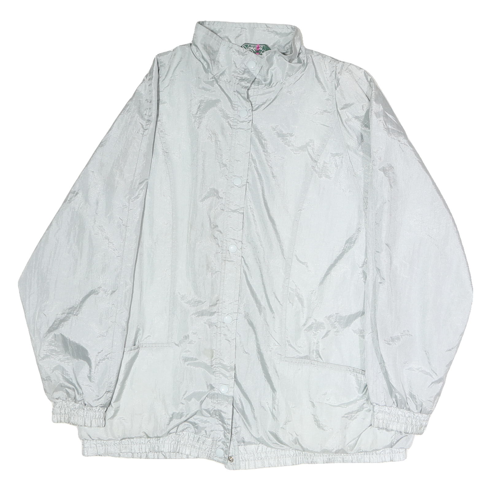 HABAND Mens White Lightweight Zip Jacket XL Polyester Plain Casual Outerwear Refurbished - N/A refurbished available on Cerqular