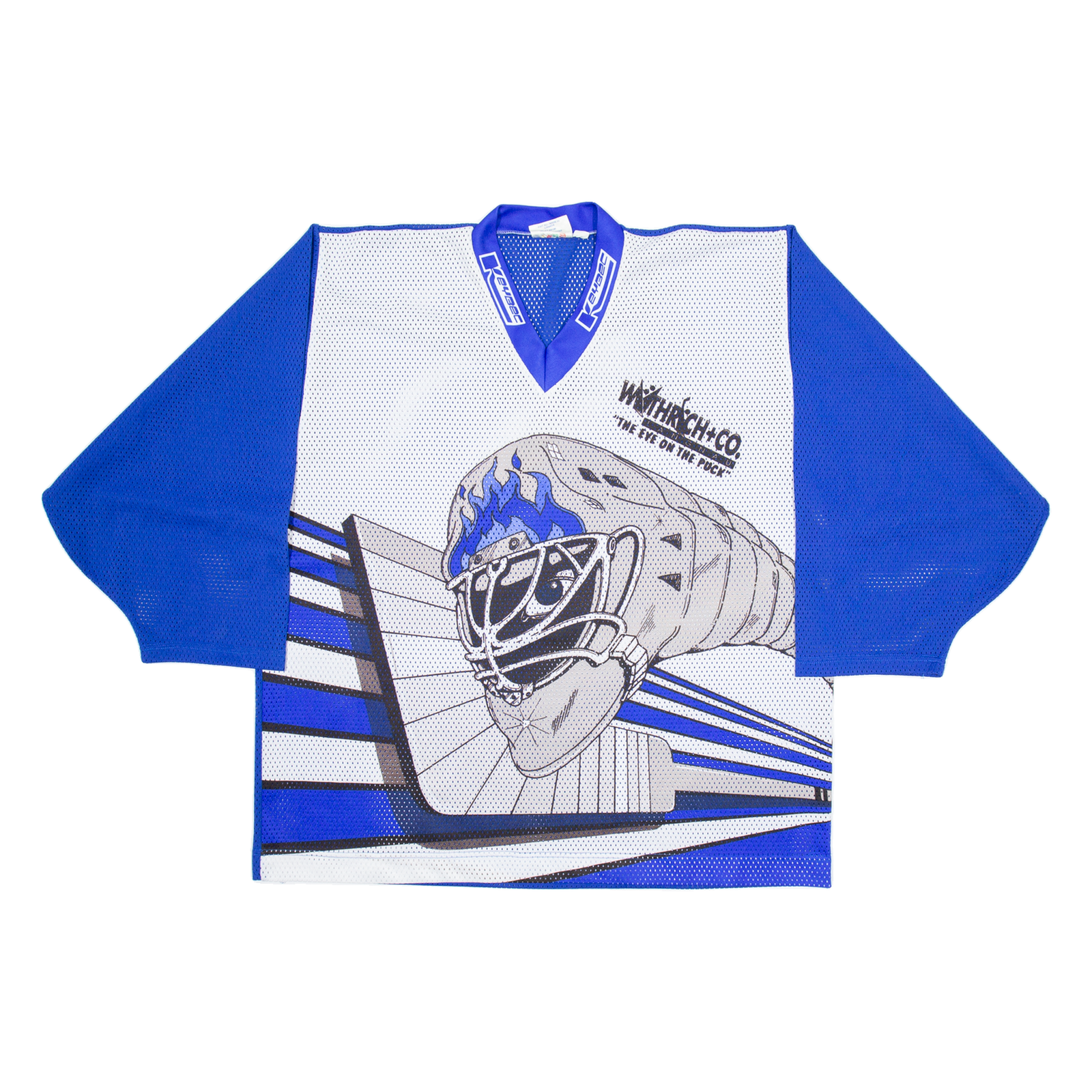 KEYBEC SUBLIME Hockey Mens Jersey Blue Long Sleeve V-Neck 2XL Refurbished - N/A refurbished available on Cerqular