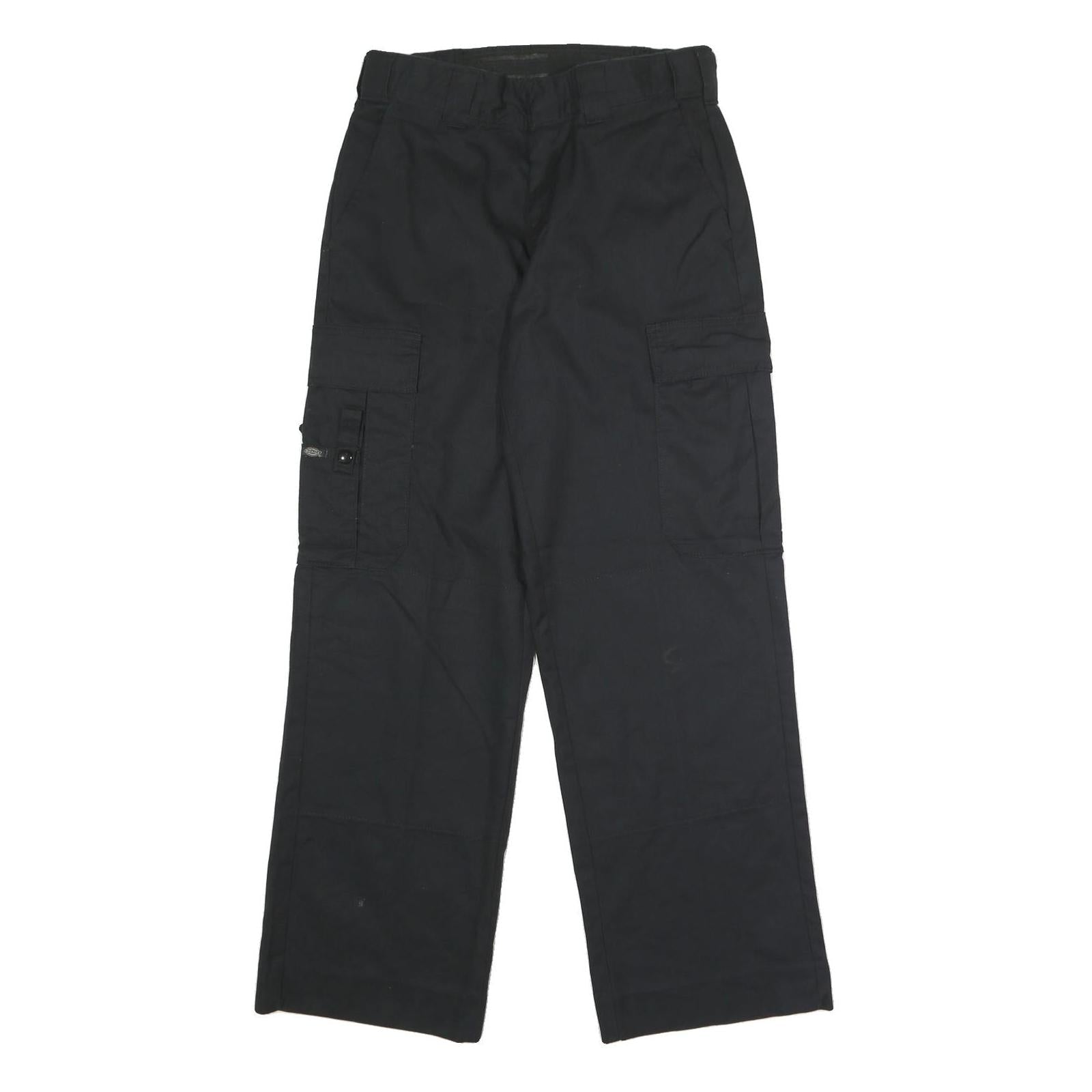 DICKIES Mens Polyester Blend Black Regular Cargo Trousers W30 L31 Workwear Zip Refurbished - N/A refurbished available on Cerqular