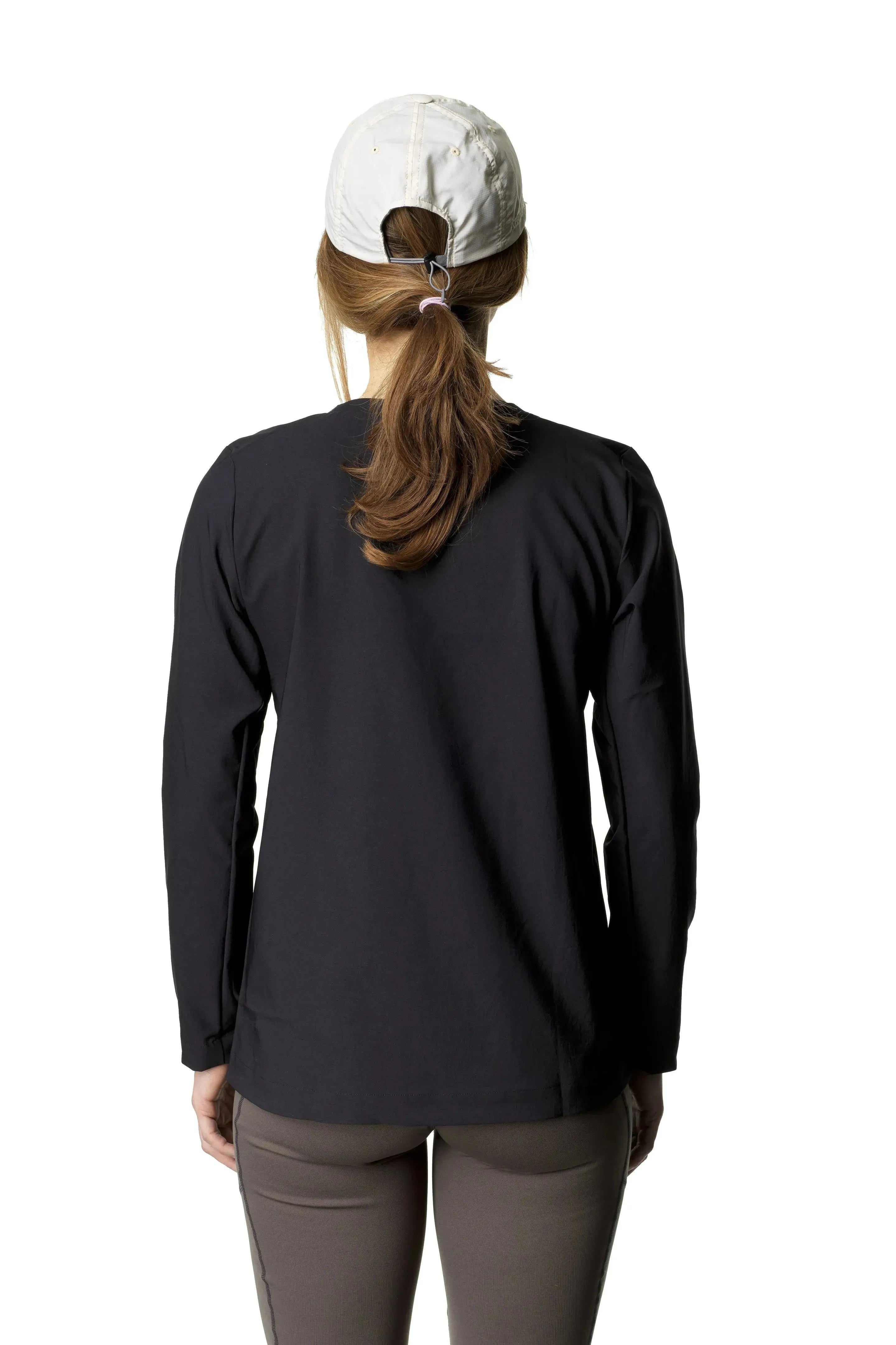 W's Cover Crew | Color: true black | Size: S Refurbished - Houdini Sportswear refurbished available on Cerqular