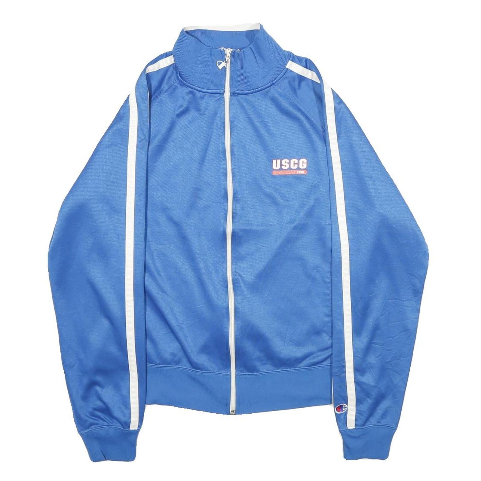 Buy CHAMPION Mens Blue Track Jacket M Polyester Blend Plain Zip USCG United States Refurbished - $41.59 CHAMPION Mens Blue Track Jacket M Polyester Blend Plain Zip USCG United States Refurbished - N/A refurbished available on Cerqular