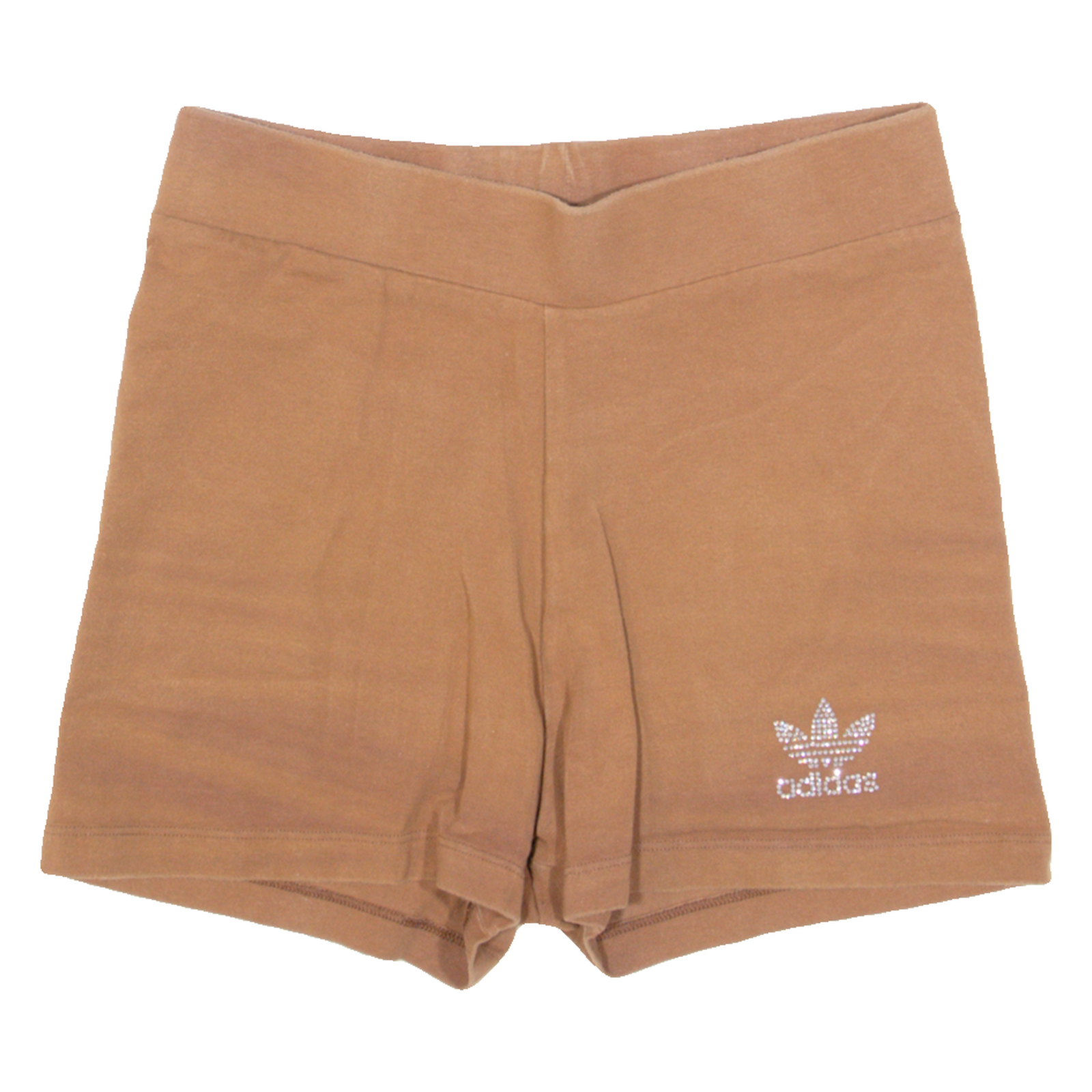 ADIDAS Womens Sports Shorts Brown Slim UK 10 W22 Refurbished - N/A refurbished available on Cerqular