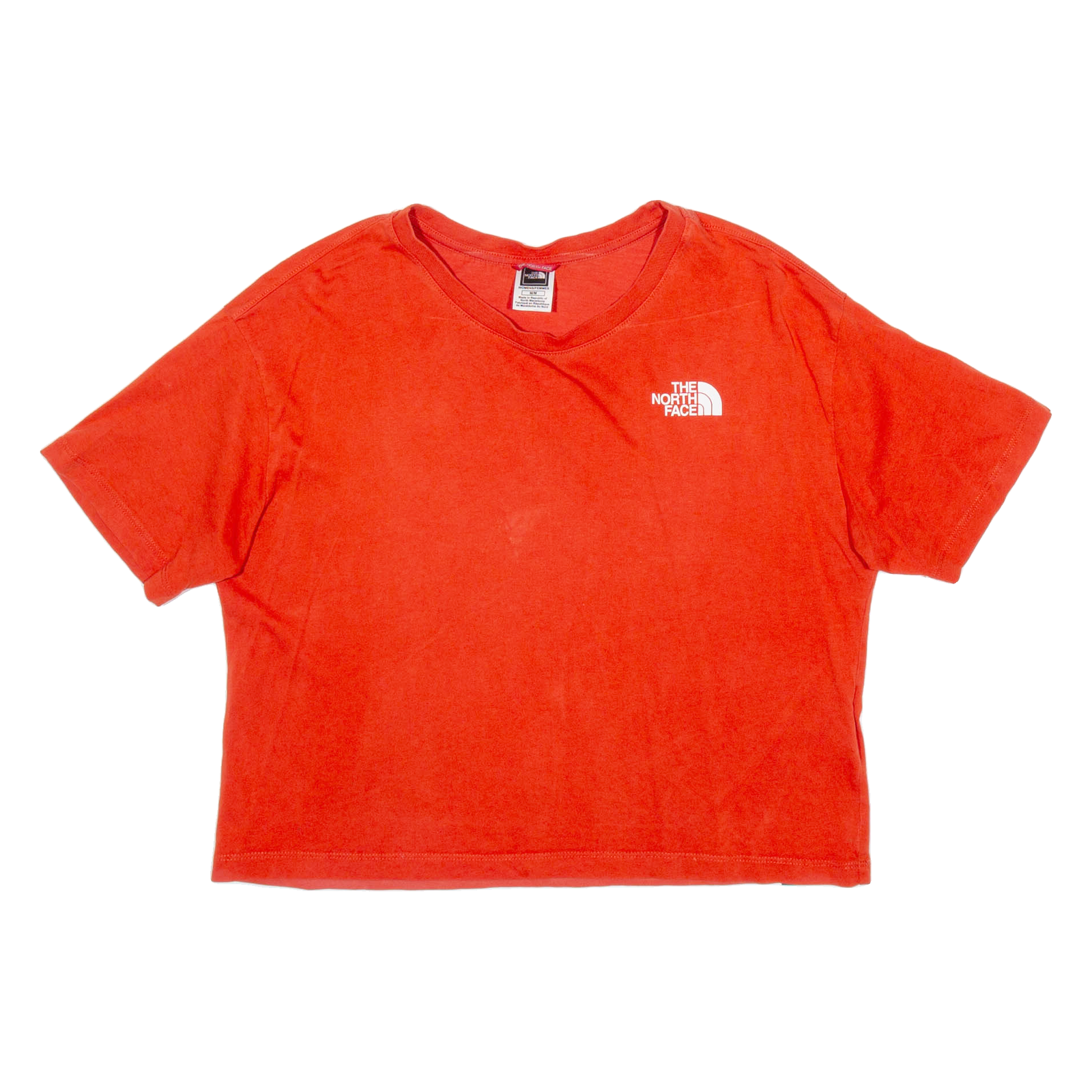 THE NORTH FACE Cropped Womens T-Shirt Red M Refurbished - N/A refurbished available on Cerqular