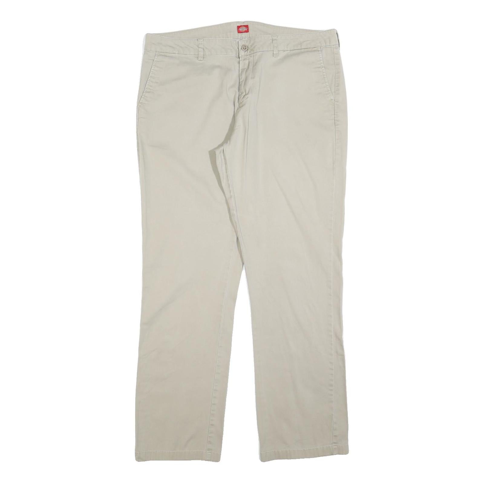 Buy DICKIES Womens Cotton Blend Beige Regular Fit Straight Leg Trousers W36 L30 Zip Refurbished - $42.89 DICKIES Womens Cotton Blend Beige Regular Fit Straight Leg Trousers W36 L30 Zip Refurbished - N/A refurbished available on Cerqular