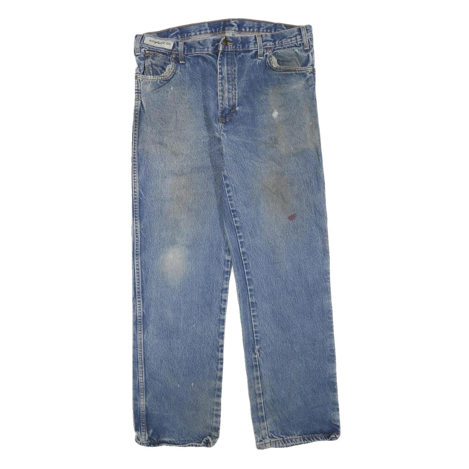DICKIES Mens Regular Blue Denim Jeans W36 L32 Classic Cotton Blend Zip Pockets Refurbished - N/A refurbished available on Cerqular