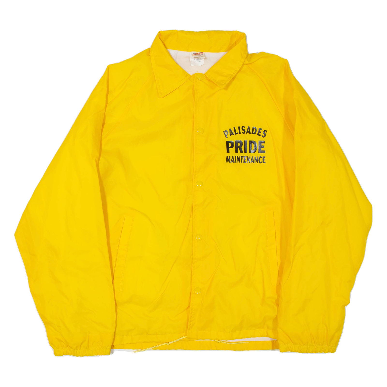 SOFFE JACKETS Palisades Pride Maintenance Mens Workwear Jacket Yellow Nylon L Refurbished - N/A refurbished available on Cerqular