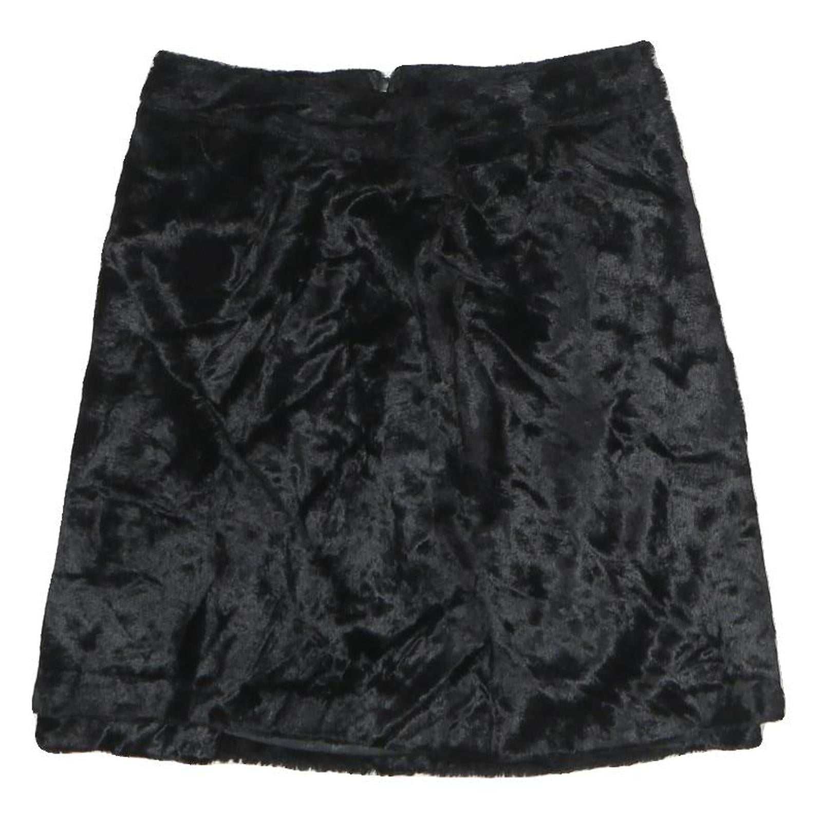 VERSACE Womens Black Mini Cotton Skirt Soft Feel Classic Stylish M Refurbished - N/A refurbished available on Cerqular