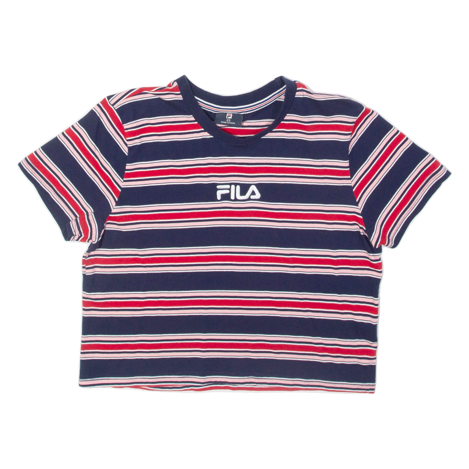 FILA Cropped Womens T-Shirt Blue XS Refurbished - N/A refurbished available on Cerqular