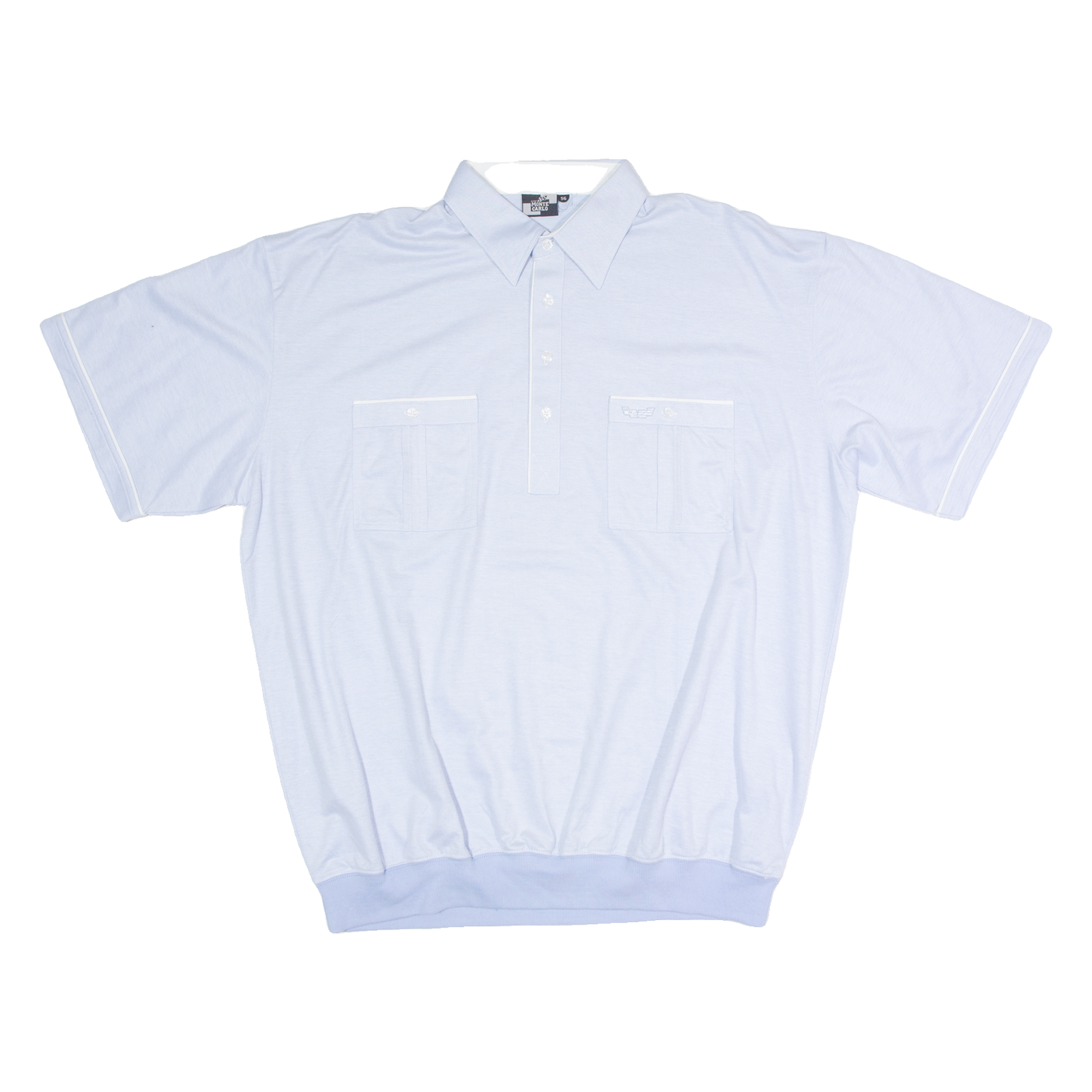 MONTE CARLO Mens Polo Shirt Blue 2XL Refurbished - N/A refurbished available on Cerqular
