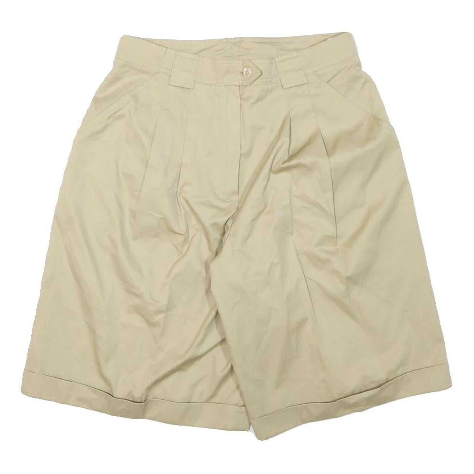 MAX MARA Womens Shorts Beige Casual Plain M W29 Classic Cotton Blend Refurbished - N/A refurbished available on Cerqular
