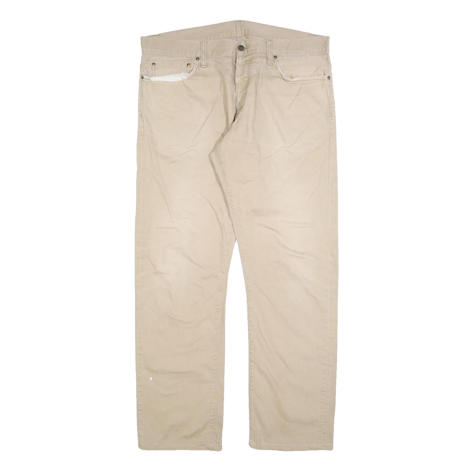 Buy CARHARTT Mens Relaxed Beige Cotton Blend Trousers W38 L31 Casual Workwear Refurbished - $49.39 CARHARTT Mens Relaxed Beige Cotton Blend Trousers W38 L31 Casual Workwear Refurbished - N/A refurbished available on Cerqular