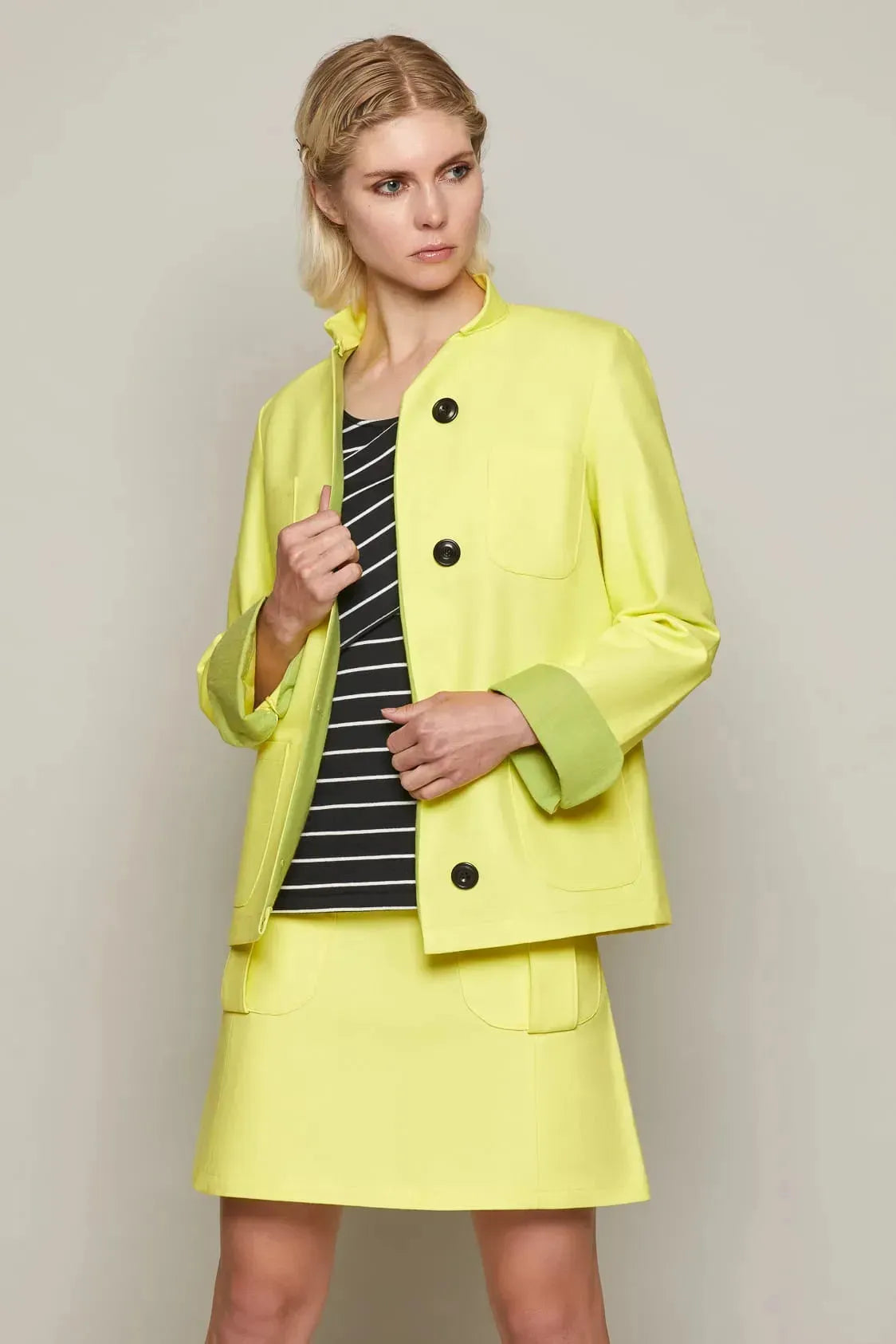 Maureen Jacket (Yellow) | size: XS Refurbished - N/A refurbished available on Cerqular