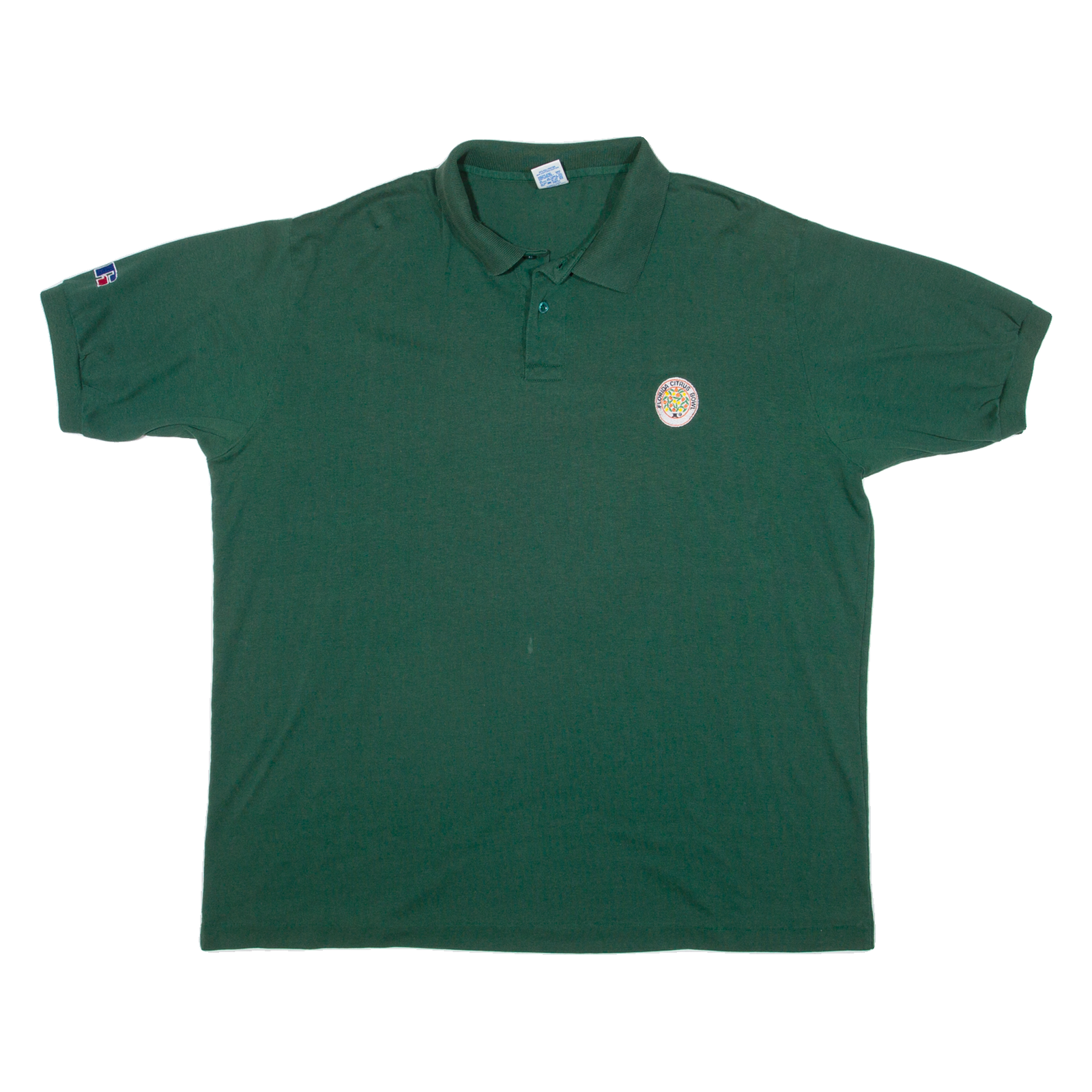 RUSSELL ATHLETIC Florida Citrus Bowl Mens Polo Shirt Green XL Refurbished - N/A refurbished available on Cerqular