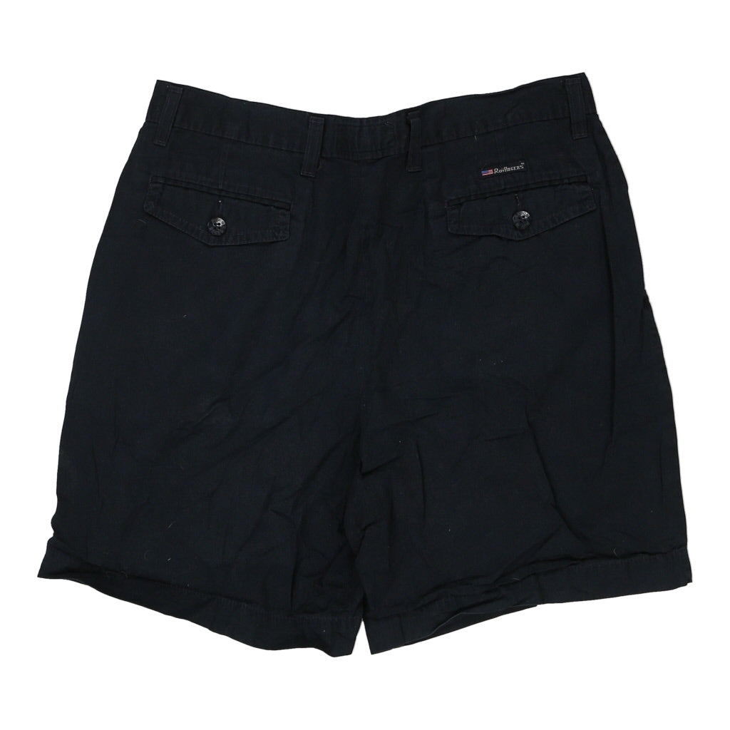 Roy Rogers Chino Shorts - 32W 8L Navy Cotton Refurbished - Thrifted (note: this is a term often used to describe second- refurbished available on Cerqular