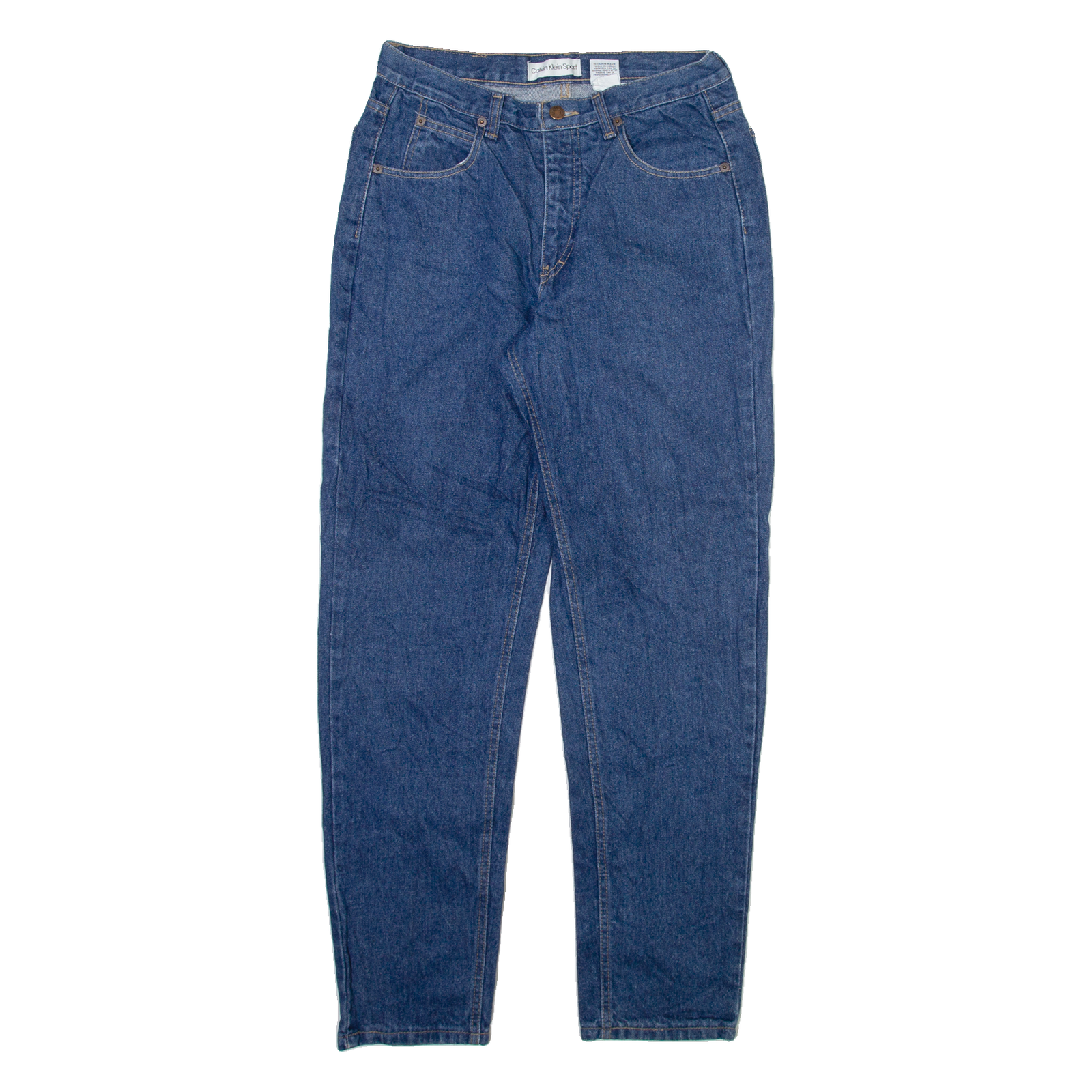 CALVIN KLEIN Mens Jeans Blue Regular Tapered W30 L31 Refurbished - N/A refurbished available on Cerqular