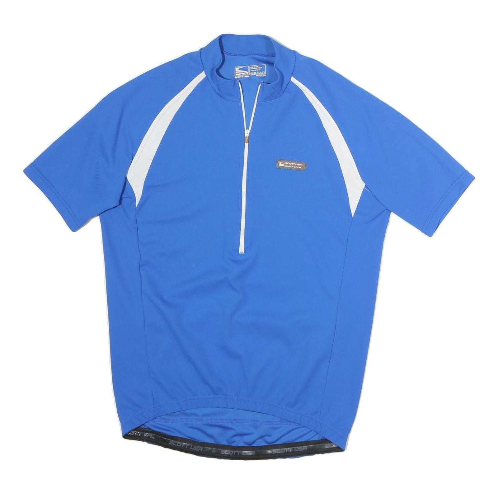 Buy SCOTT Mens Blue & White Modern T-Shirt M Short Sleeve Round Neck Half Zip Refurbished - $12.99 SCOTT Mens Blue & White Modern T-Shirt M Short Sleeve Round Neck Half Zip Refurbished - N/A refurbished available on Cerqular