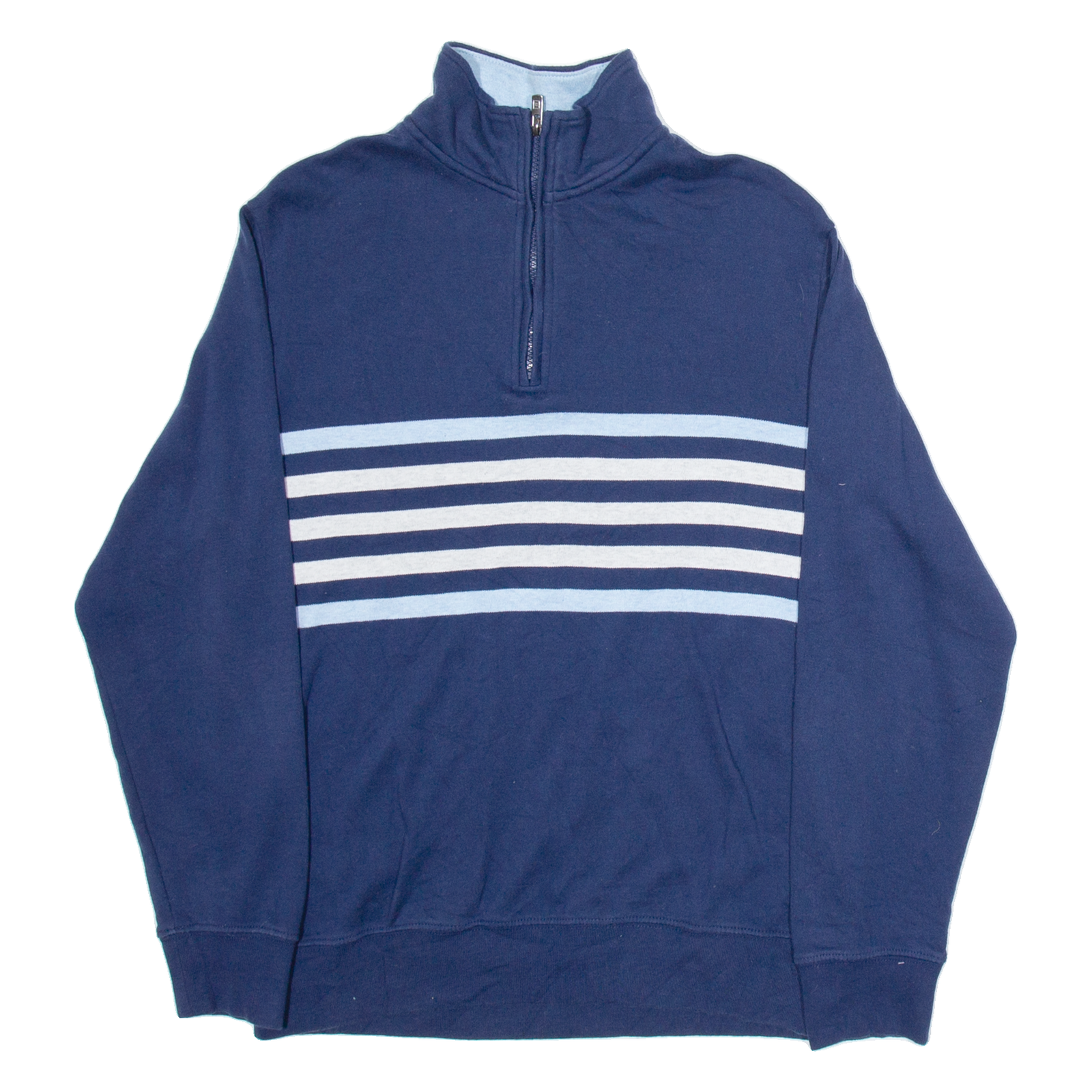 CHAPS Mens Sweatshirt Blue 1/4 Zip M Refurbished - N/A refurbished available on Cerqular
