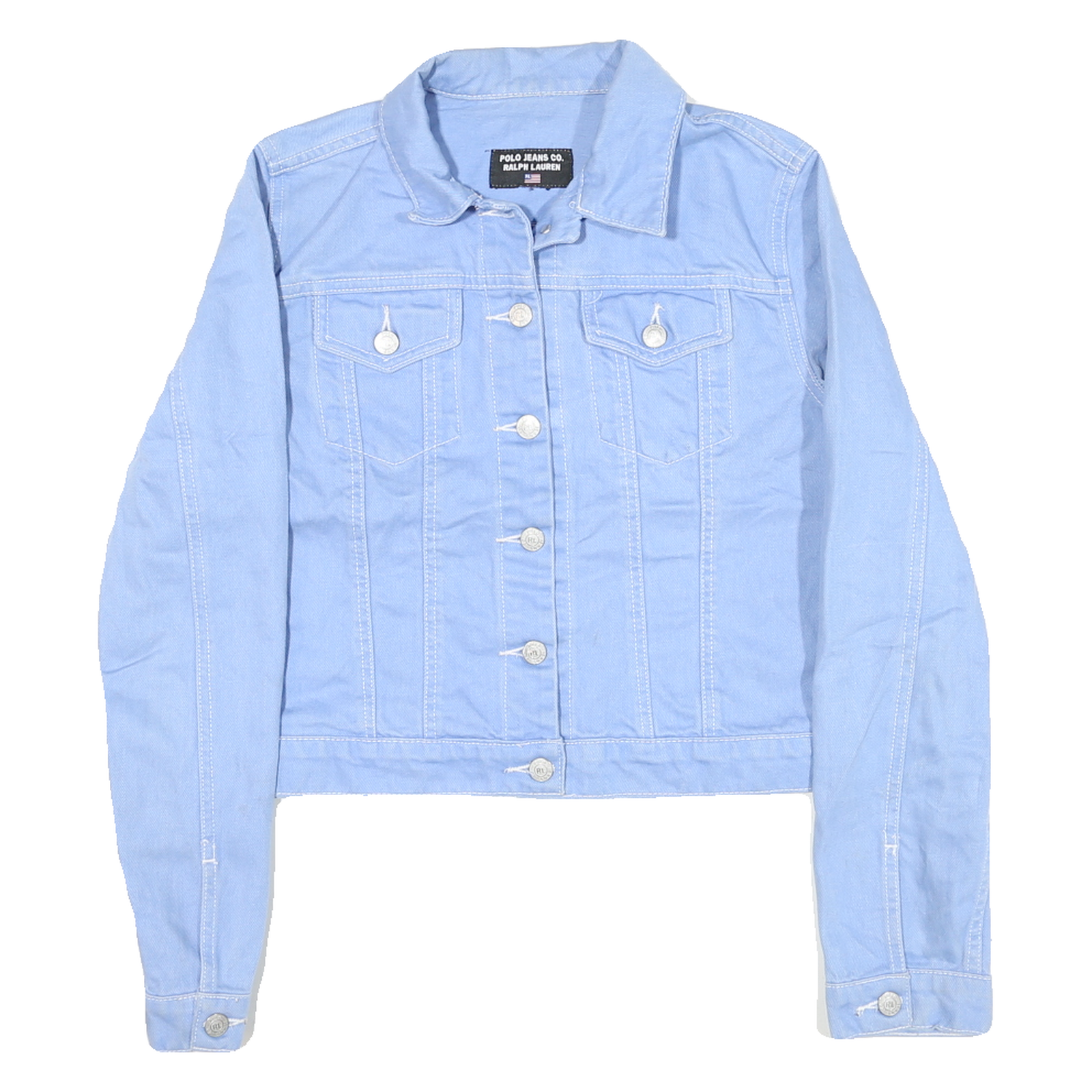 Buy POLO RALPH LAUREN Womens Blue Cotton Blend Denim Jacket M Button Plain Casual Refurbished - $67.59 POLO RALPH LAUREN Womens Blue Cotton Blend Denim Jacket M Button Plain Casual Refurbished - N/A refurbished available on Cerqular