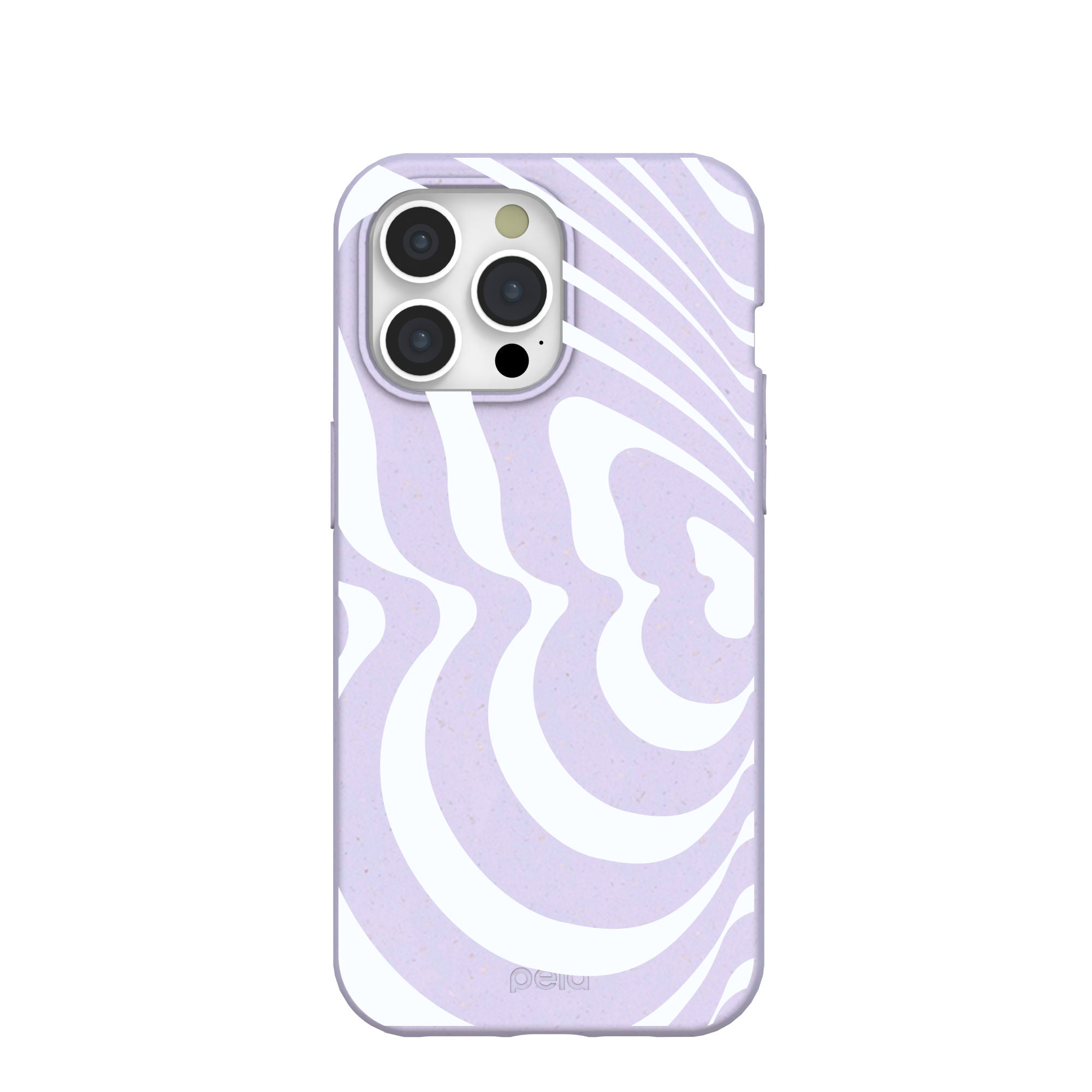 Lavender Flutter Left iPhone 15 Pro Max Case Refurbished - Pela Case refurbished available on Cerqular