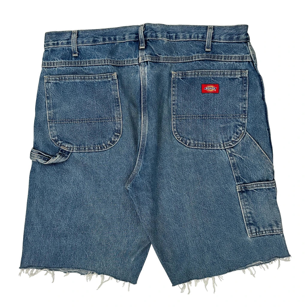 Dickies Denim Shorts - 40W 9L Blue Cotton Refurbished - Thrifted (note: this is a term often used to describe second- refurbished available on Cerqular