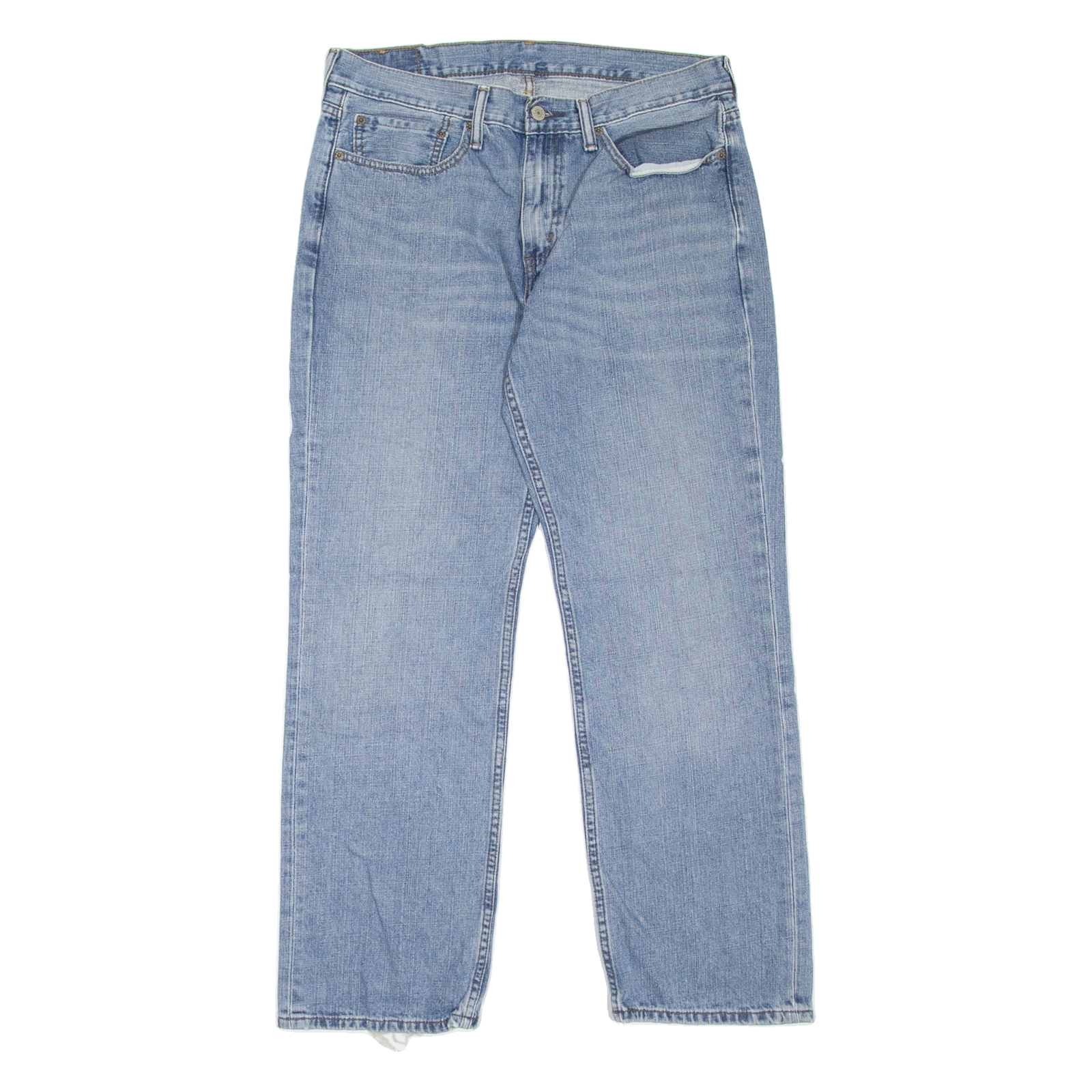 LEVI'S 514 Jeans Mens Blue Slim Straight Stone Wash W34 L30 Refurbished - N/A refurbished available on Cerqular