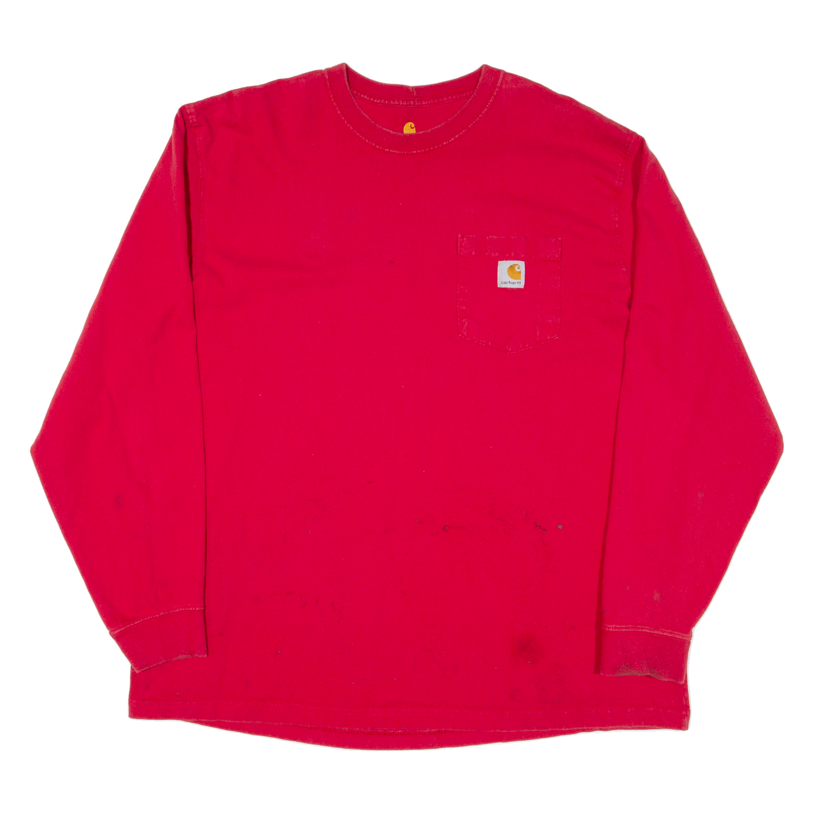 CARHARTT Mens T-Shirt Red Long Sleeve XL Refurbished - N/A refurbished available on Cerqular