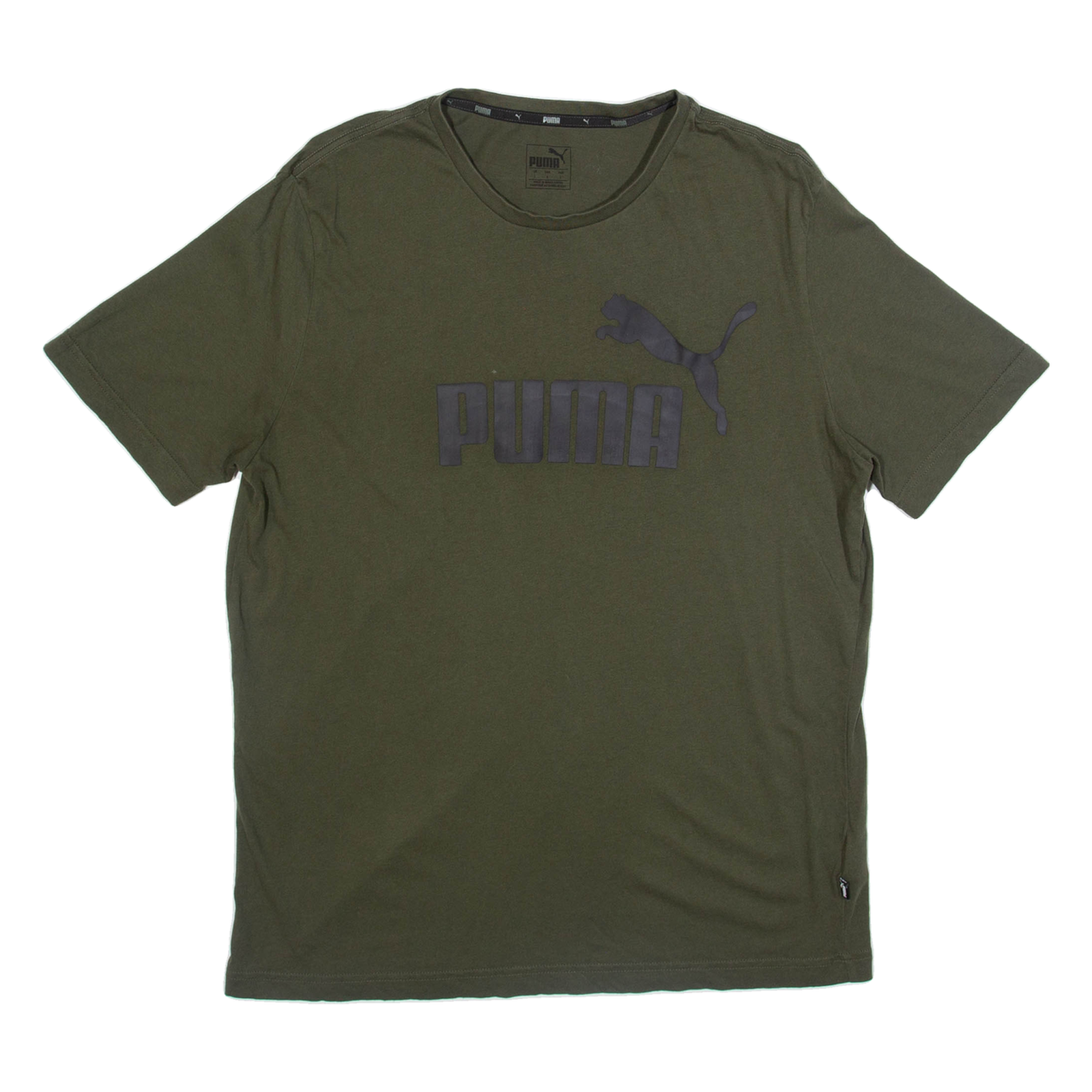 PUMA Mens T-Shirt Green L Refurbished - N/A refurbished available on Cerqular