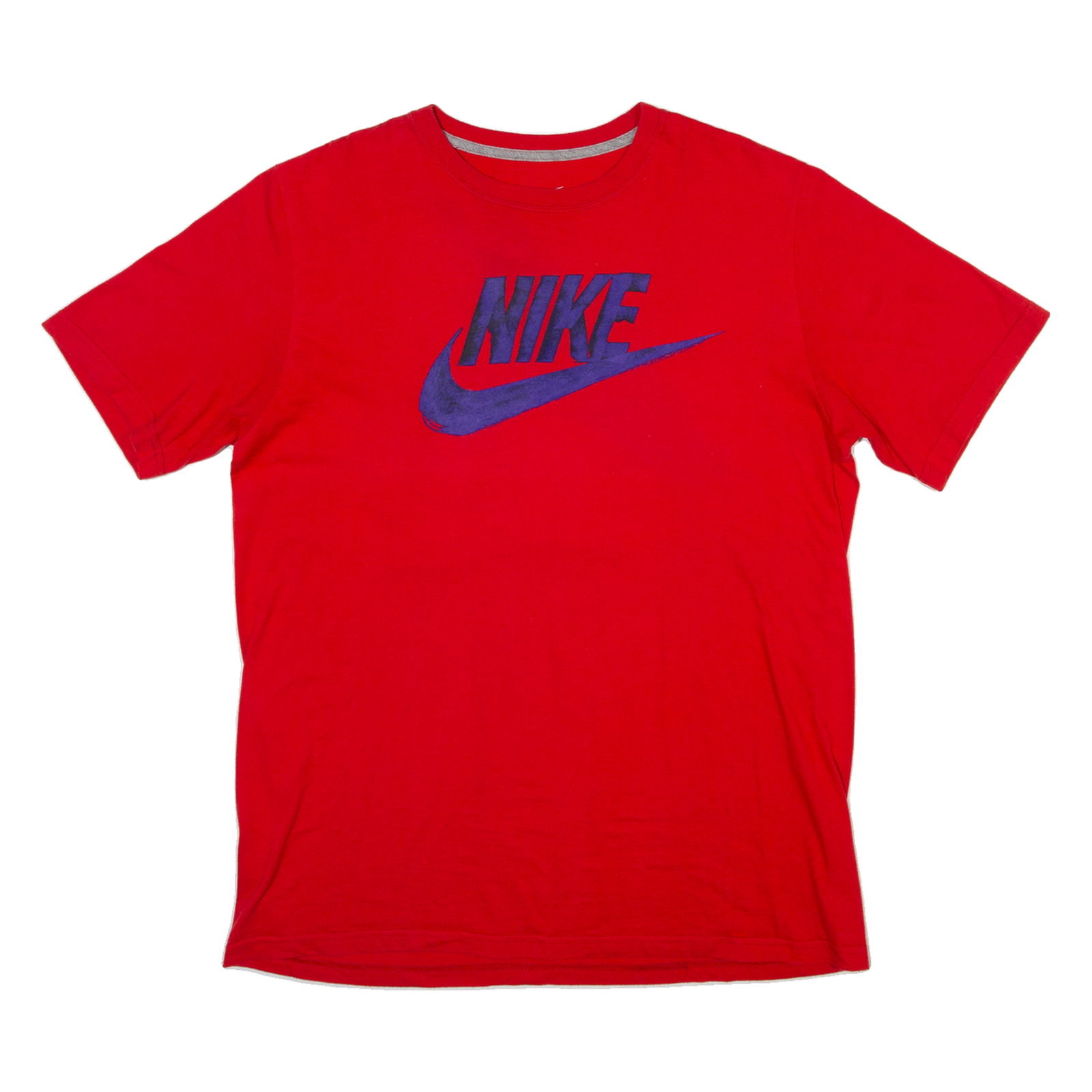 NIKE Mens T-Shirt Red L Refurbished - N/A refurbished available on Cerqular