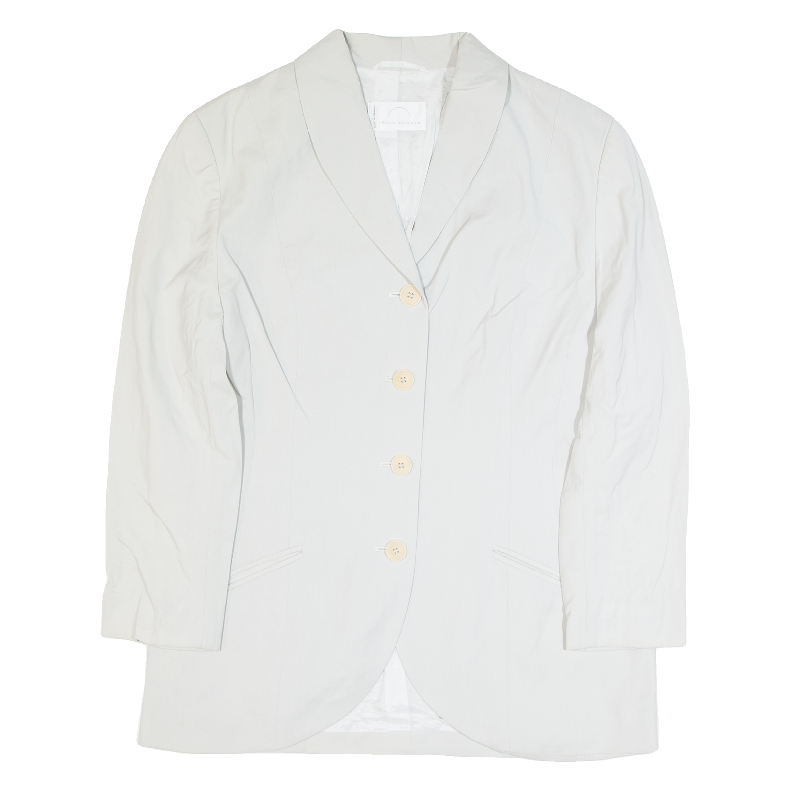 SONIA BOGNER Womens Blazer Jacket Grey M Refurbished - N/A refurbished available on Cerqular