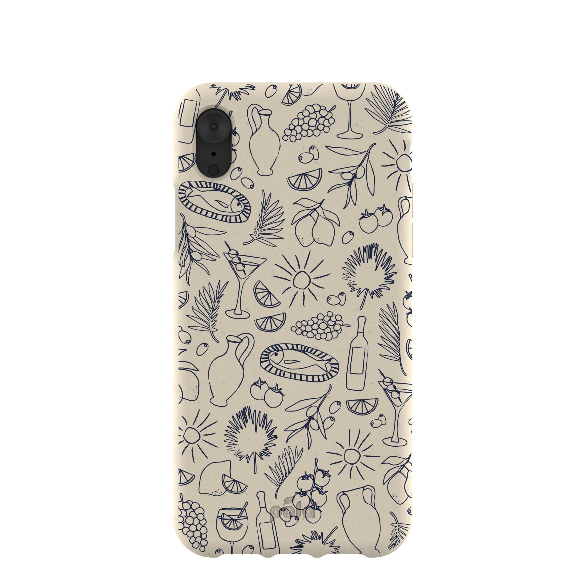 London Fog Mediterranean Moments iPhone XR Case Refurbished - Pela Case refurbished available on Cerqular