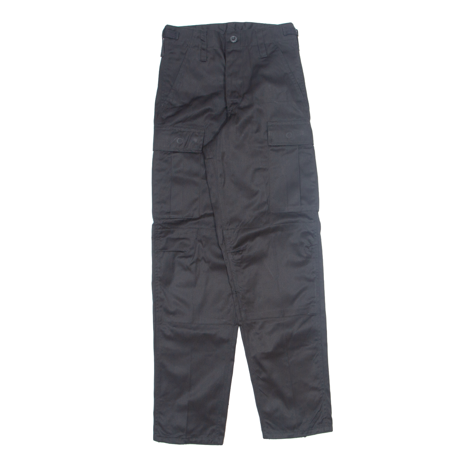 Military Cargo Mens Trousers Black Slim Straight W24 L30 Refurbished - N/A refurbished available on Cerqular