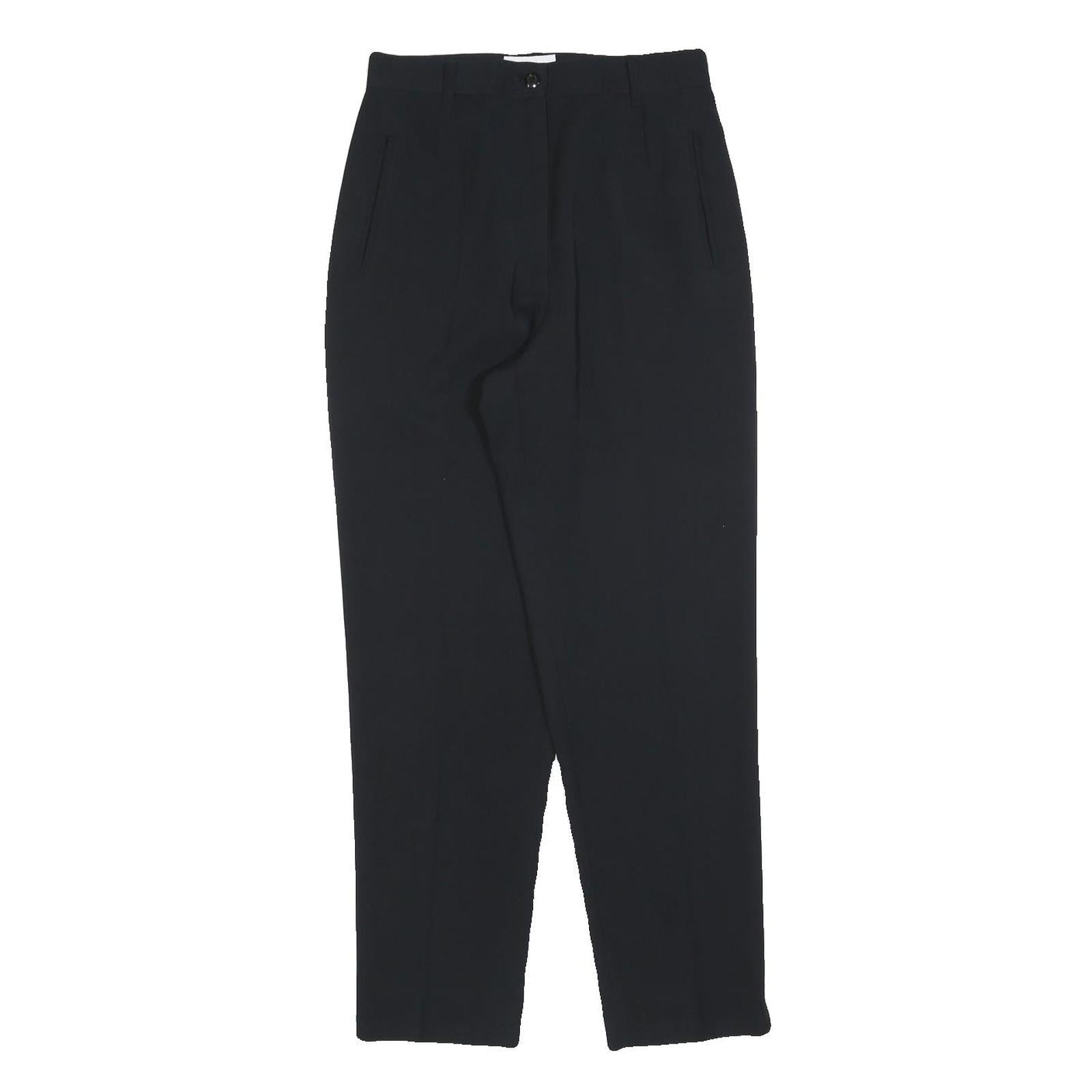KOFLER Womens Polyester Black Regular Straight Trousers W26 L28 Smart Workwear Refurbished - N/A refurbished available on Cerqular