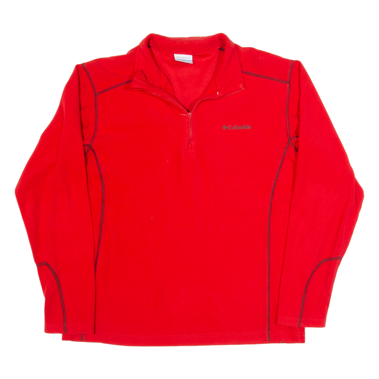 Buy COLUMBIA Mens Fleece Red 1/4 Zip M Refurbished - $44.19 COLUMBIA Mens Fleece Red 1/4 Zip M Refurbished - N/A refurbished available on Cerqular