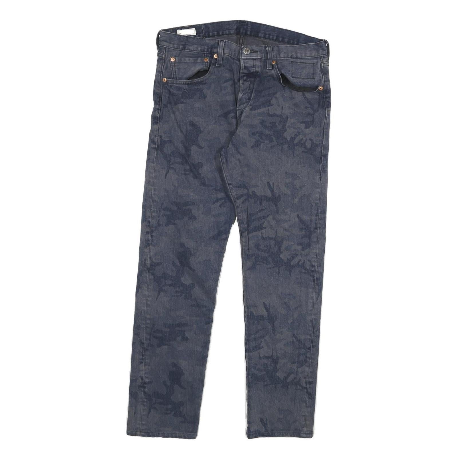 LEVI'S 501ST Mens Slim Jeans Denim Medium W33 L29 Camouflage Button Closure Refurbished - N/A refurbished available on Cerqular