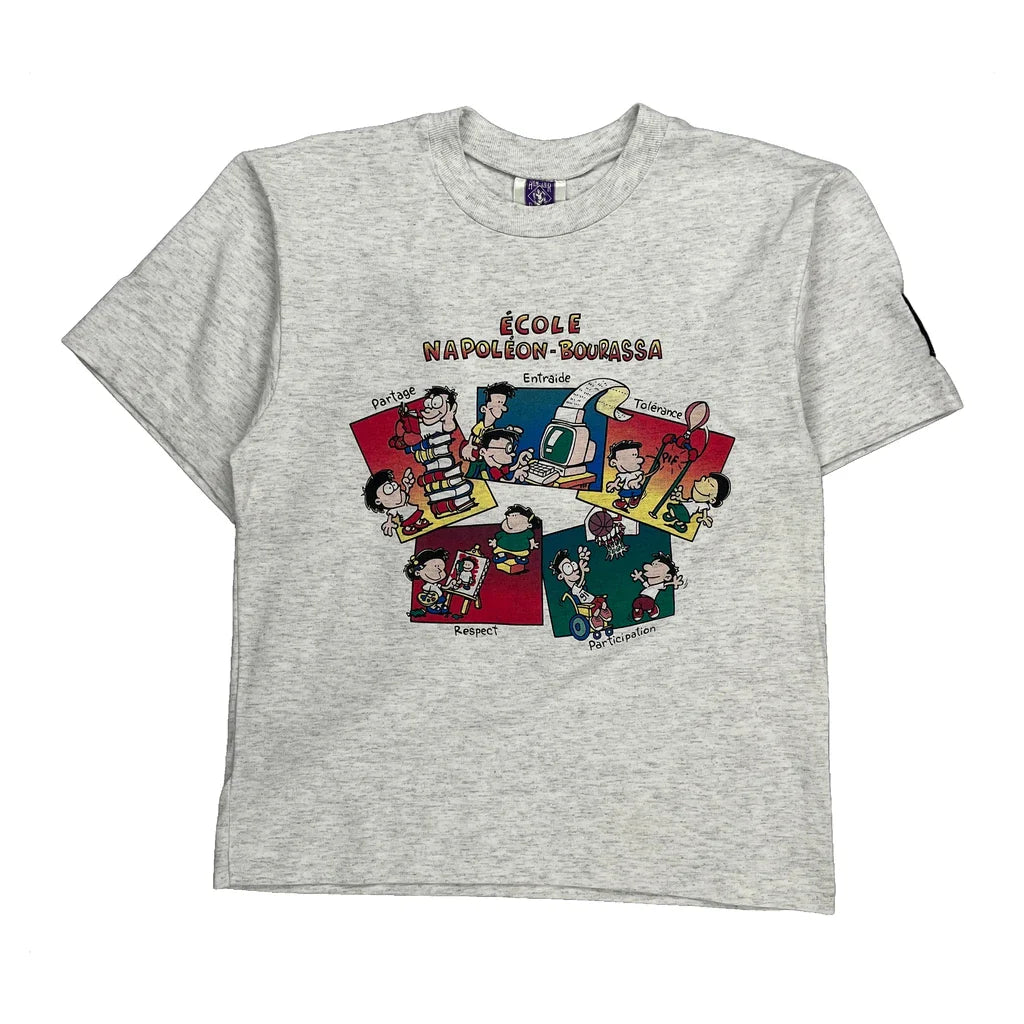 Buy Age 10-12 Humeur Design Single Stitch T-Shirt - Large Grey Cotton Refurbished - $13.39 Age 10-12 Humeur Design Single Stitch T-Shirt - Large Grey Cotton Refurbished - Thrifted (note: this is a term often used to describe second- refurbished available on Cerqular