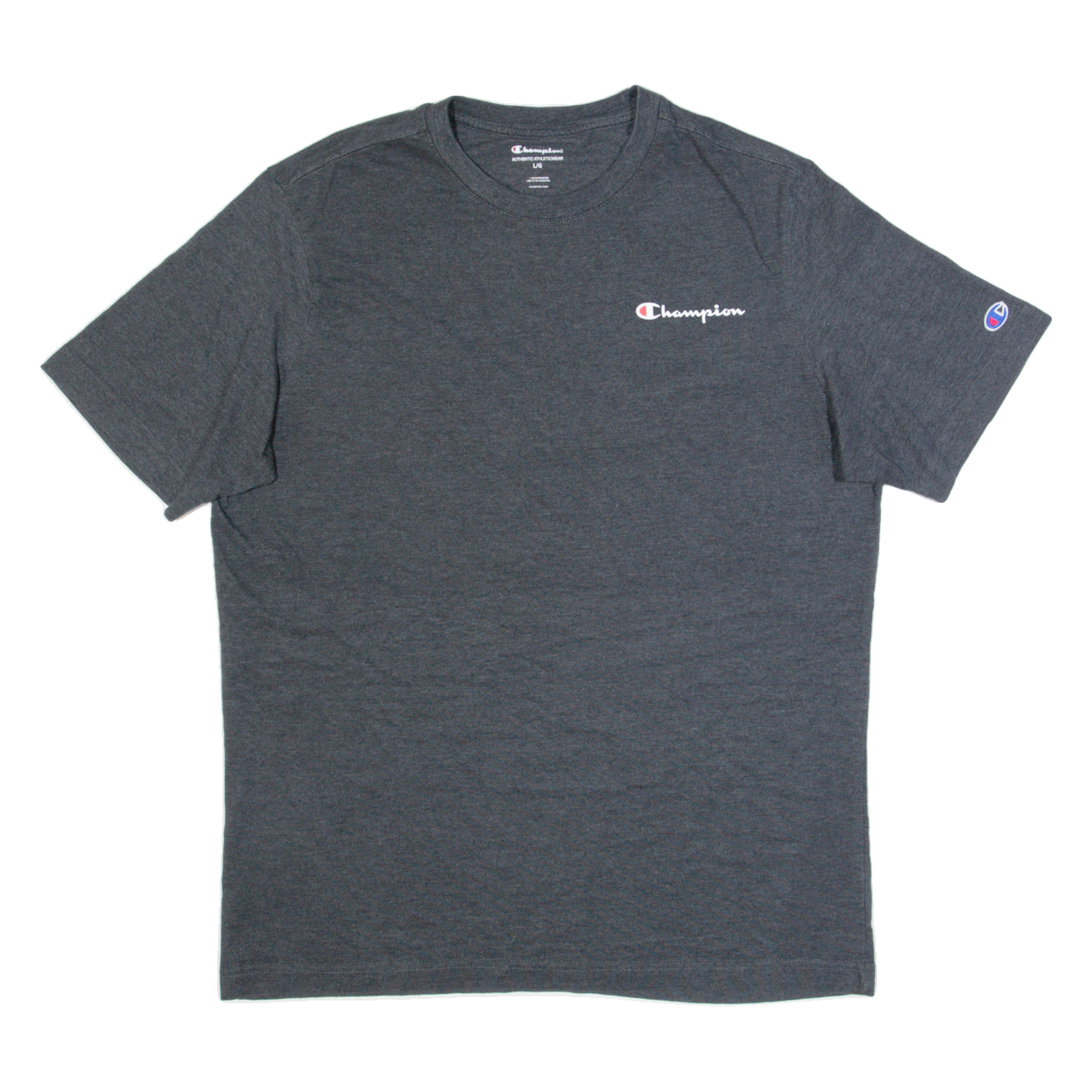 CHAMPION Mens T-Shirt Grey L Refurbished - N/A refurbished available on Cerqular
