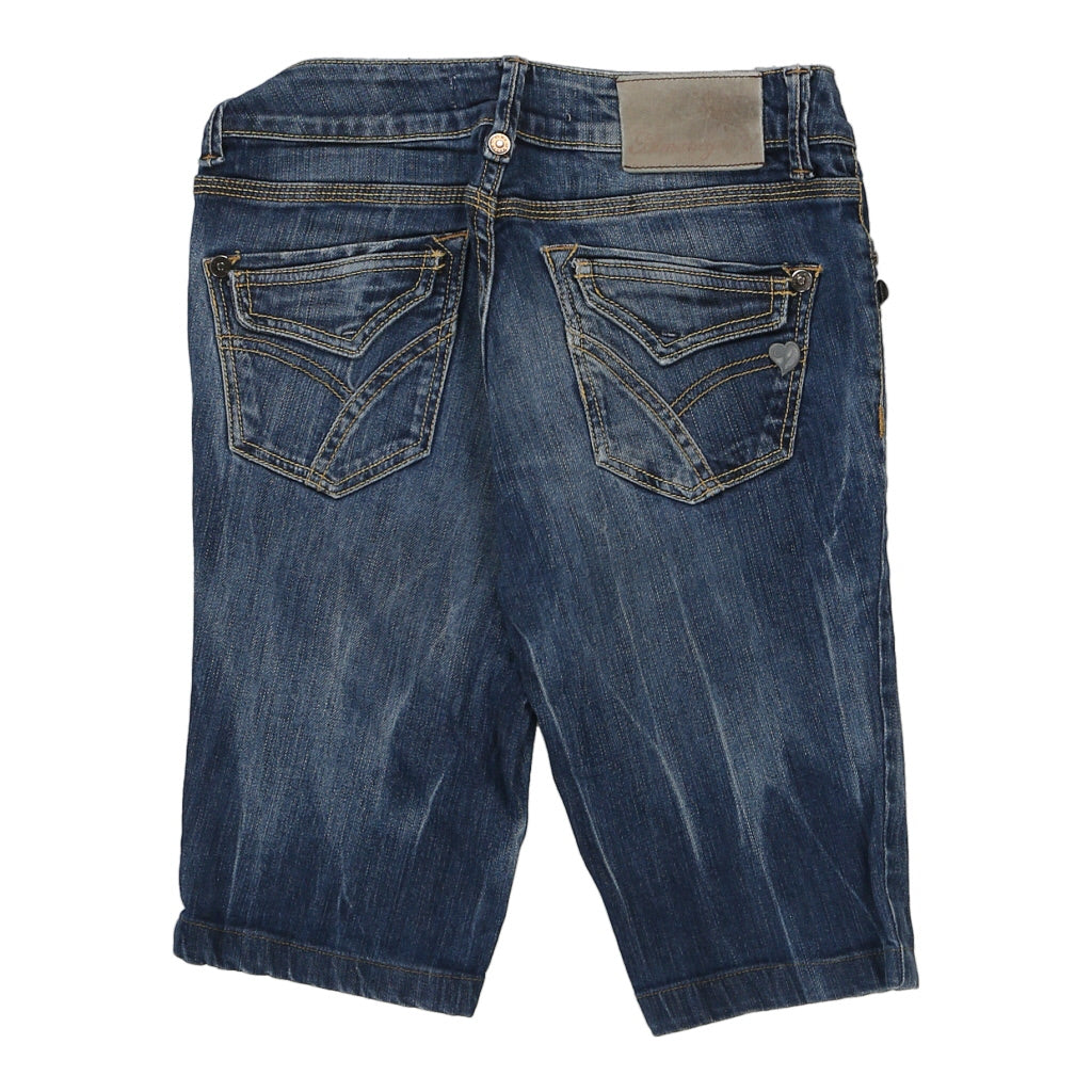 Almanegra Denim Shorts - 27W UK 4 Blue Cotton Refurbished - Thrifted (note: this is a term often used to describe second- refurbished available on Cerqular