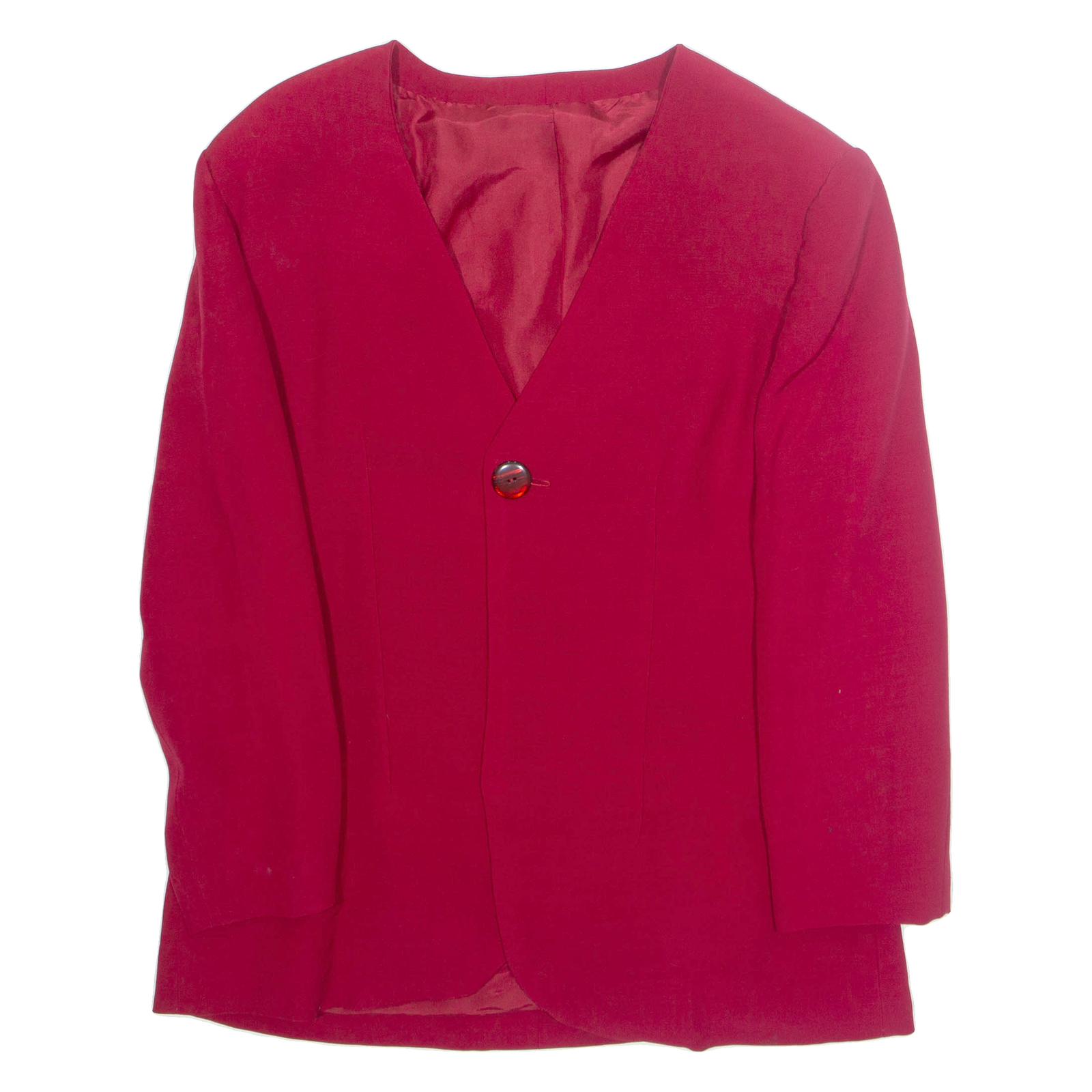 Womens Blazer Jacket Red Wool M Refurbished - N/A refurbished available on Cerqular
