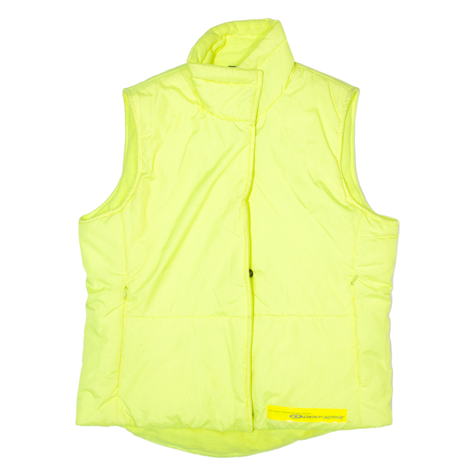DKNY High Viz Womens Puffer Gilet Yellow M Refurbished - N/A refurbished available on Cerqular