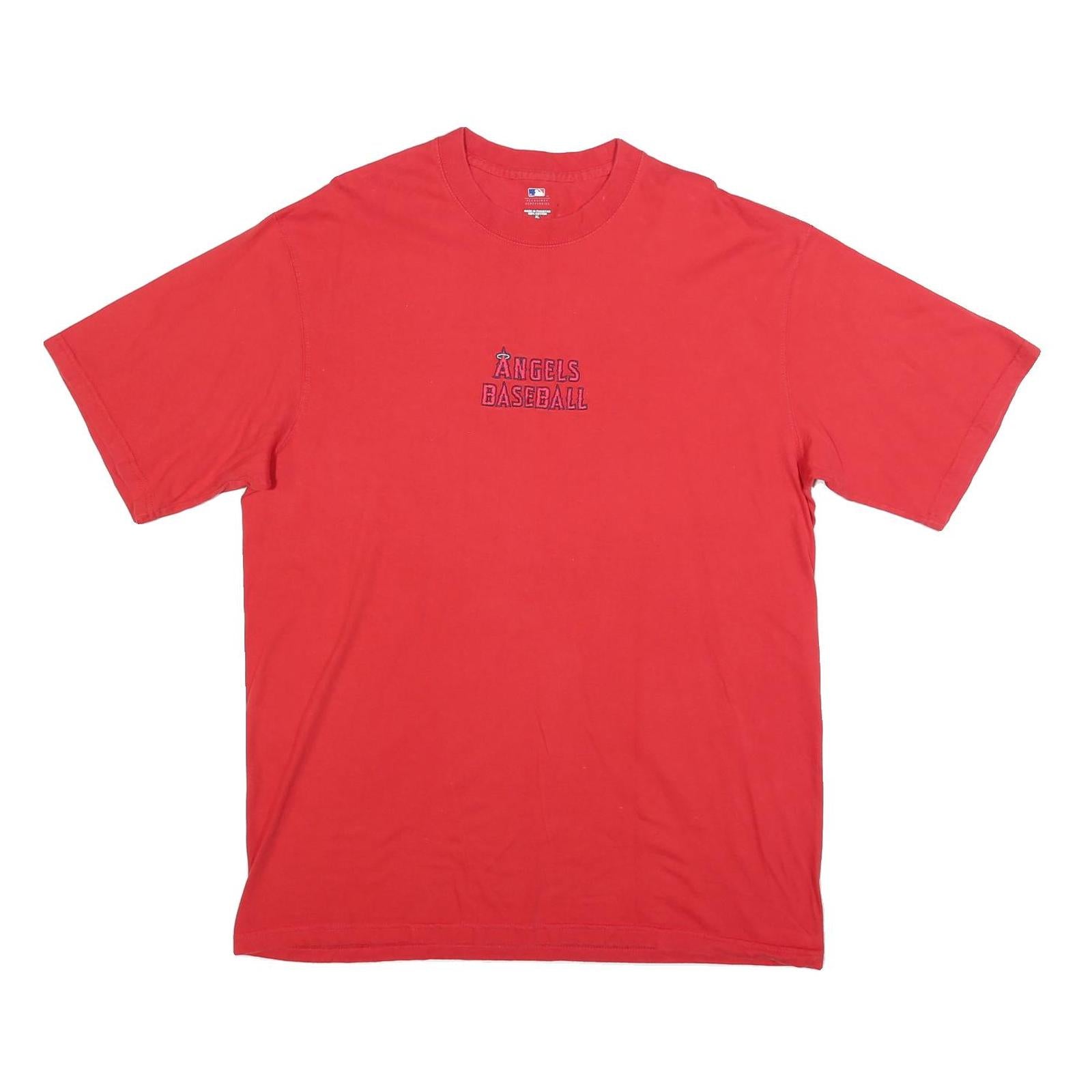 Buy MLB Mens Red Angels Baseball Graphic T-Shirt XL Short Sleeve Crew Neck Refurbished - $16.89 MLB Mens Red Angels Baseball Graphic T-Shirt XL Short Sleeve Crew Neck Refurbished - N/A refurbished available on Cerqular