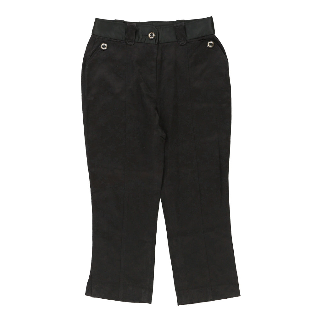 Dolce & Gabbana Trousers - 29W UK 12 Black Acetate | Size: UK 12 Refurbished - N/A (Preloved Designer is not a specific brand, it refurbished available on Cerqular