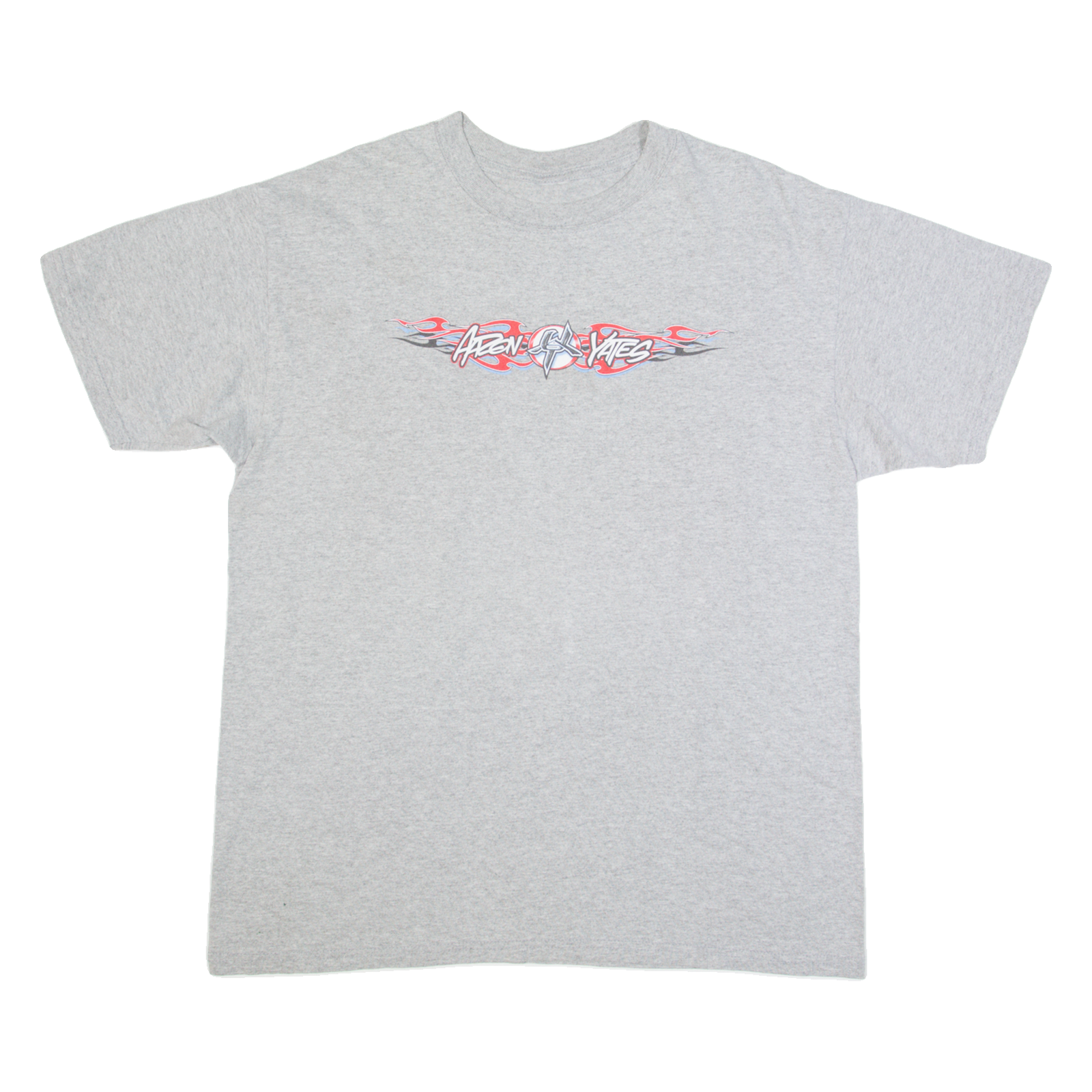 Aaron Yates Racing Mens T-Shirt Grey USA M Refurbished - N/A refurbished available on Cerqular