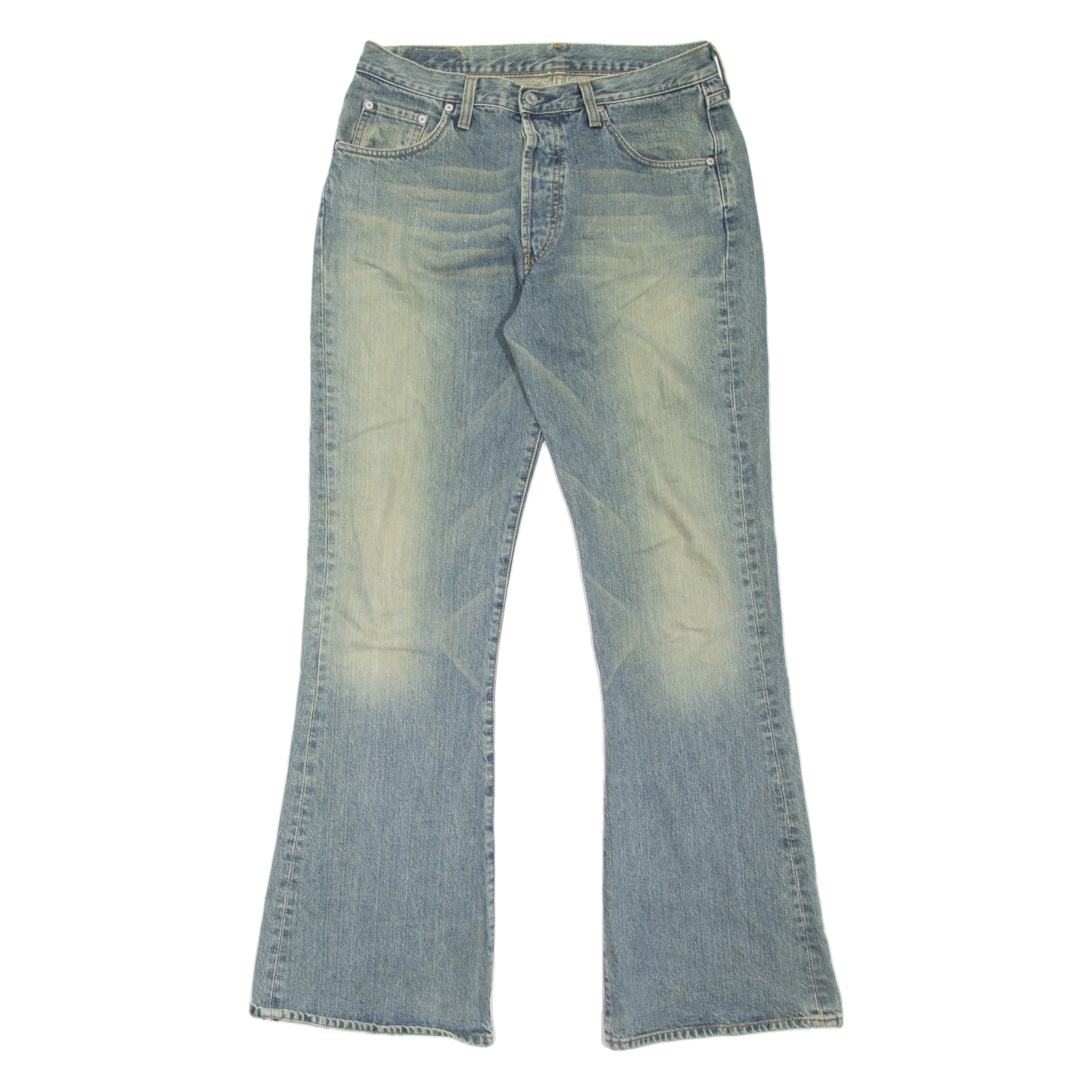 BIG STAR Flare Womens Jeans Blue Regular Flared Stone Wash W30 L34 Refurbished - N/A refurbished available on Cerqular