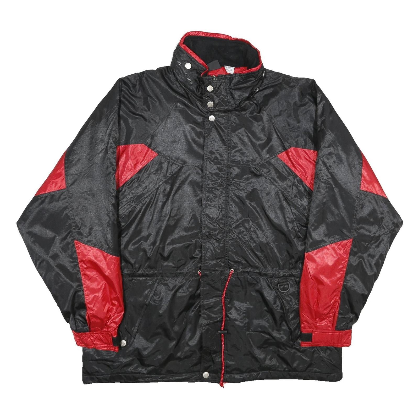 Mens Black & Red Nylon Zip Jacket XL Windbreaker Outdoor Lightweight Refurbished - N/A refurbished available on Cerqular