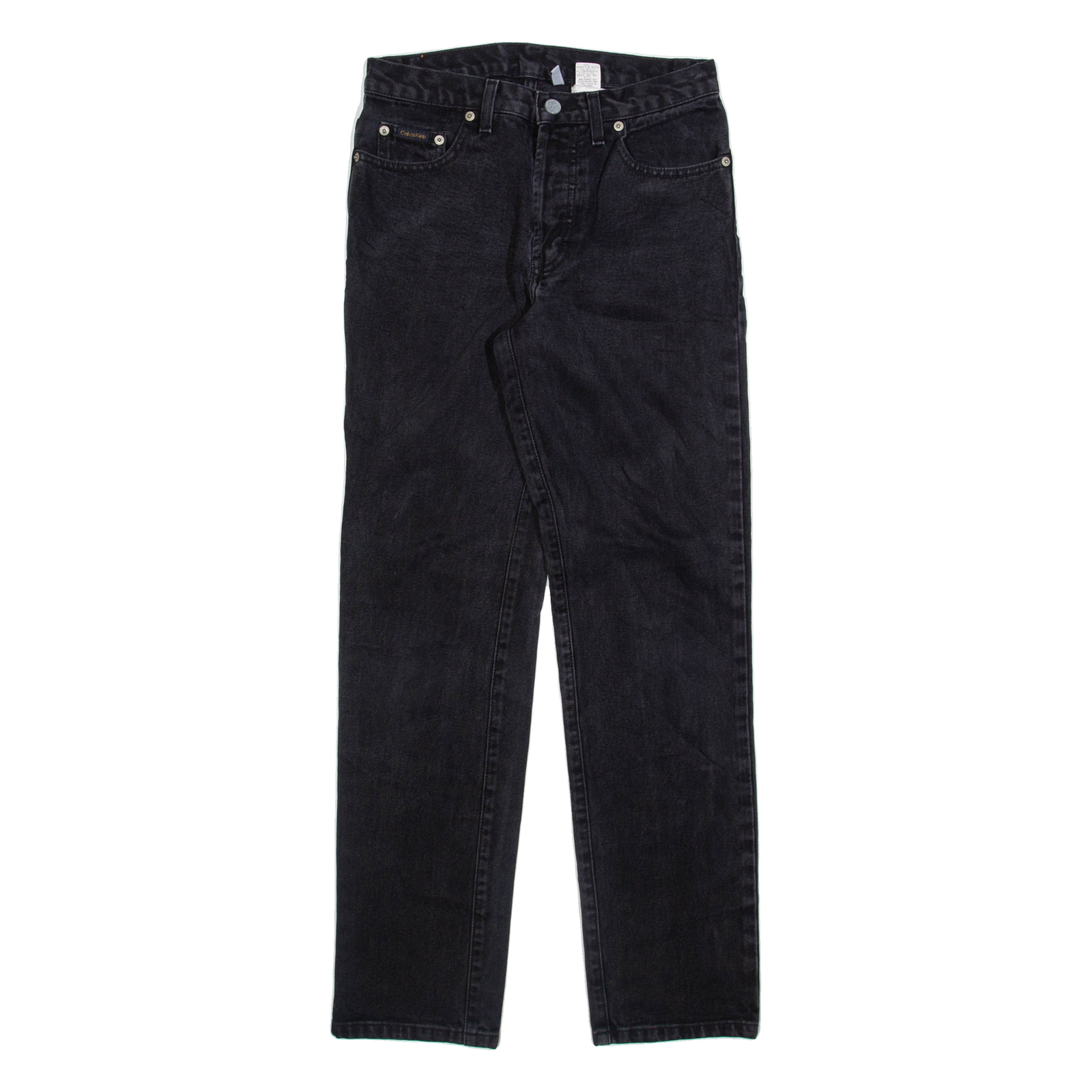 CALVIN KLEIN JEANS Womens Jeans Grey Slim Straight W27 L31 Refurbished - N/A refurbished available on Cerqular