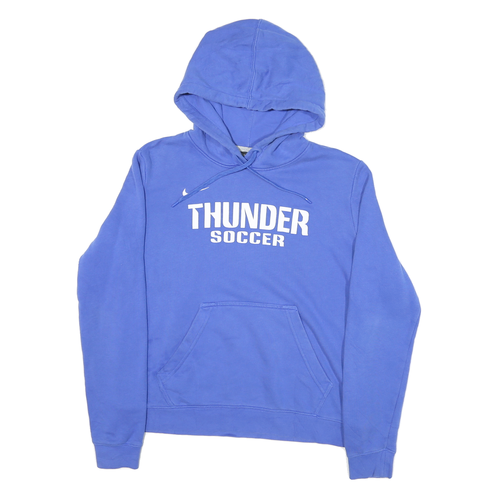 Buy NIKE Womens Blue Thunder Soccer Pullover Hoodie L Cotton Blend Jersey Drawstring Refurbished - $29.89 NIKE Womens Blue Thunder Soccer Pullover Hoodie L Cotton Blend Jersey Drawstring Refurbished - N/A refurbished available on Cerqular