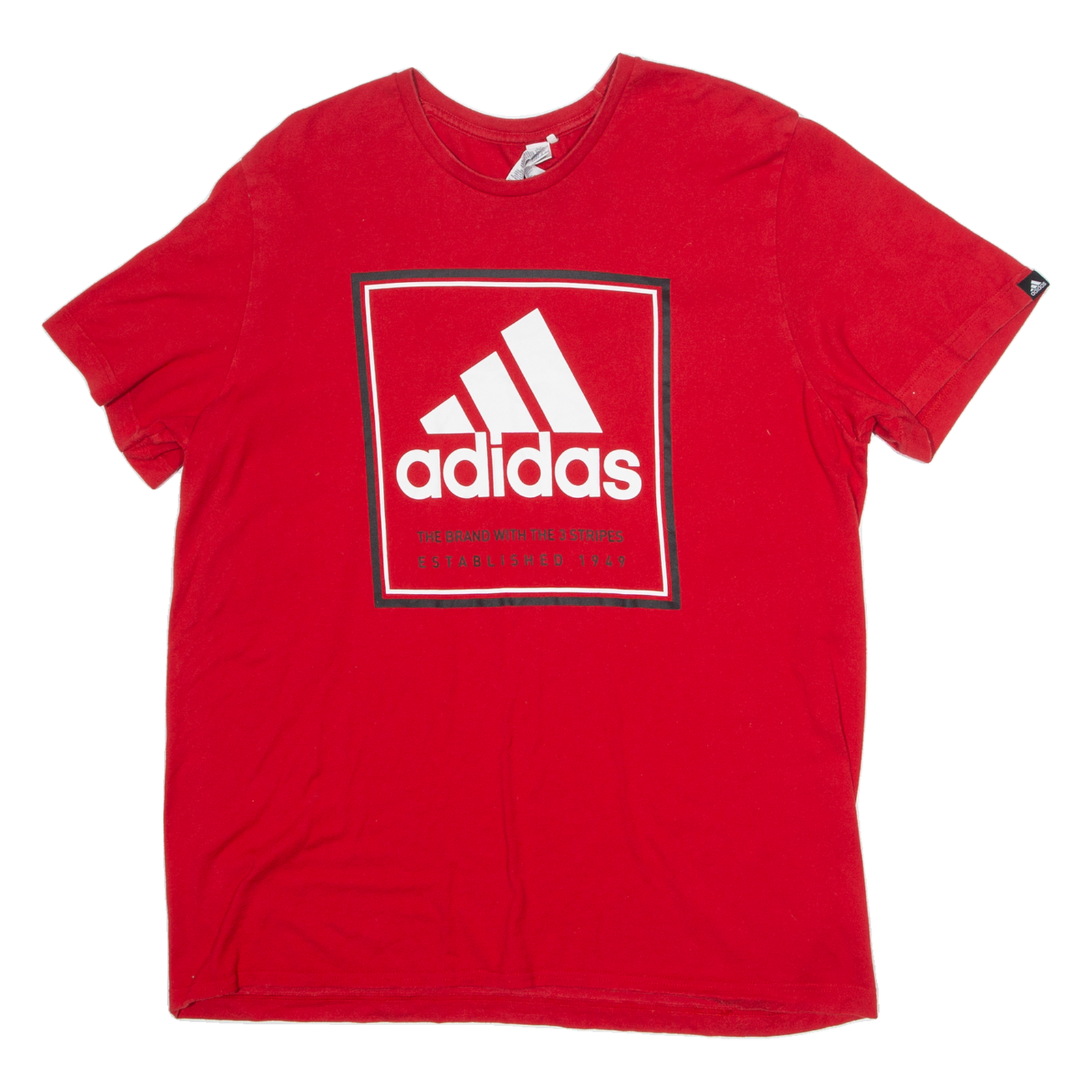 ADIDAS Mens T-Shirt Red L Refurbished - N/A refurbished available on Cerqular