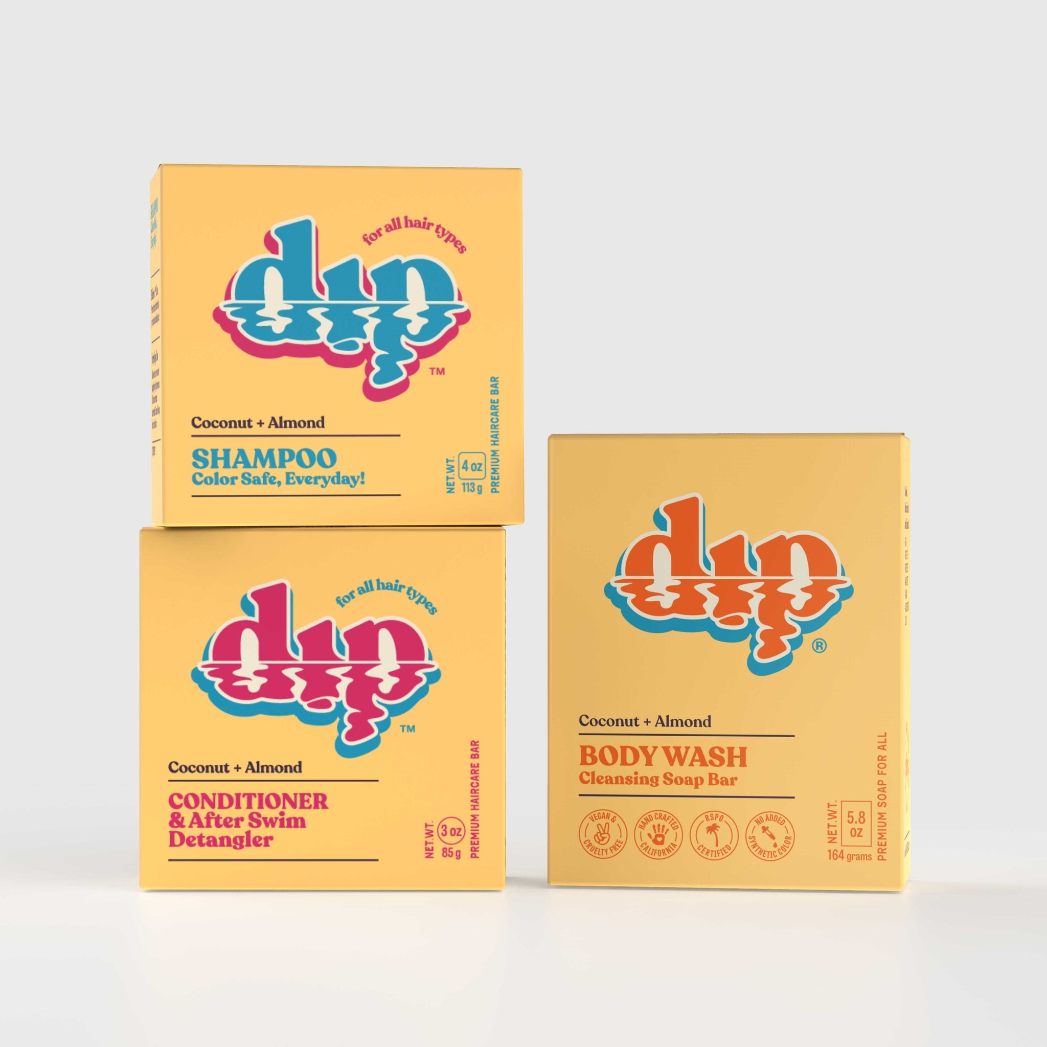The Coconut Set Refurbished - Dip Sustainable Hair Care refurbished available on Cerqular