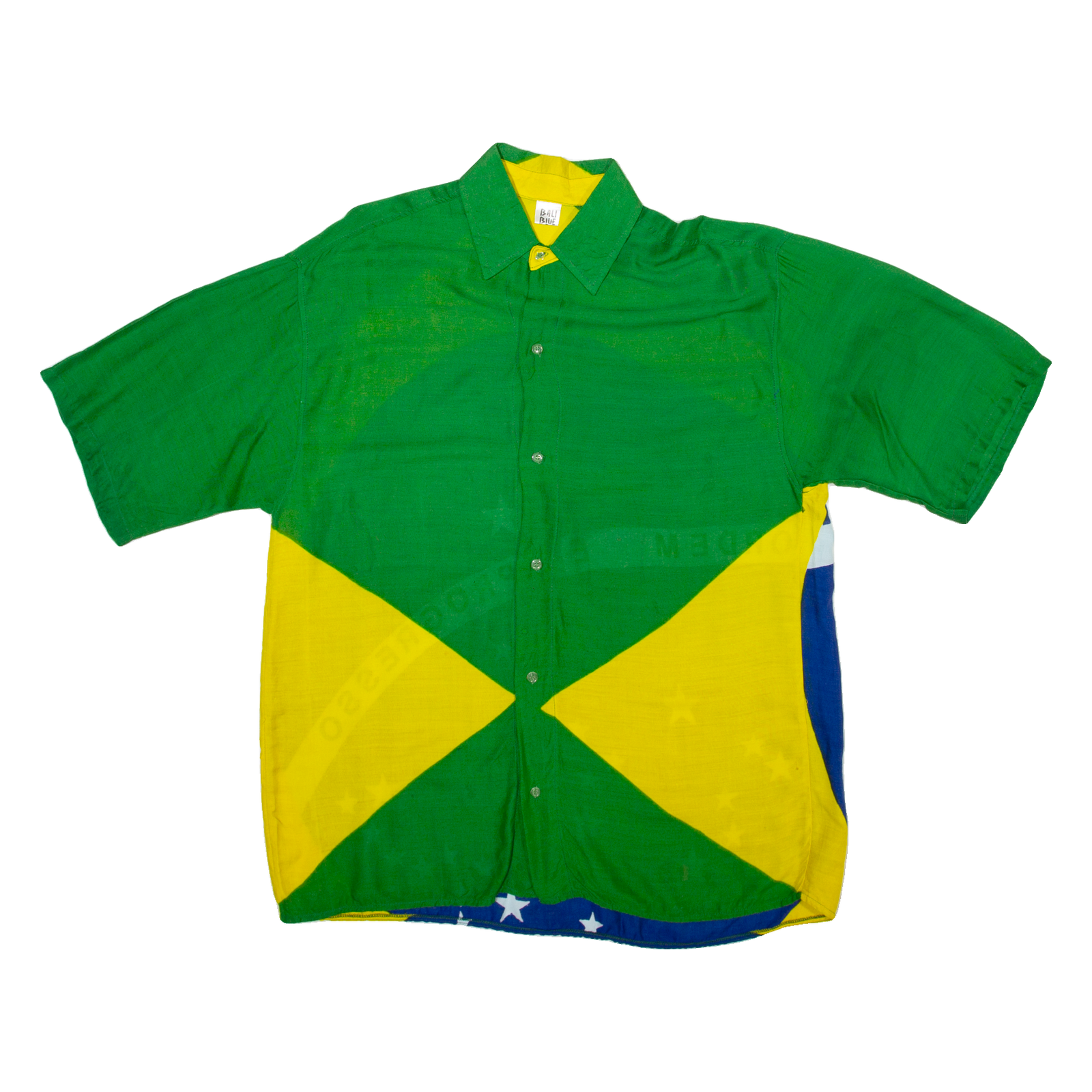 BALI BLUE Brazil Mens Plain Shirt Green L Refurbished - N/A refurbished available on Cerqular